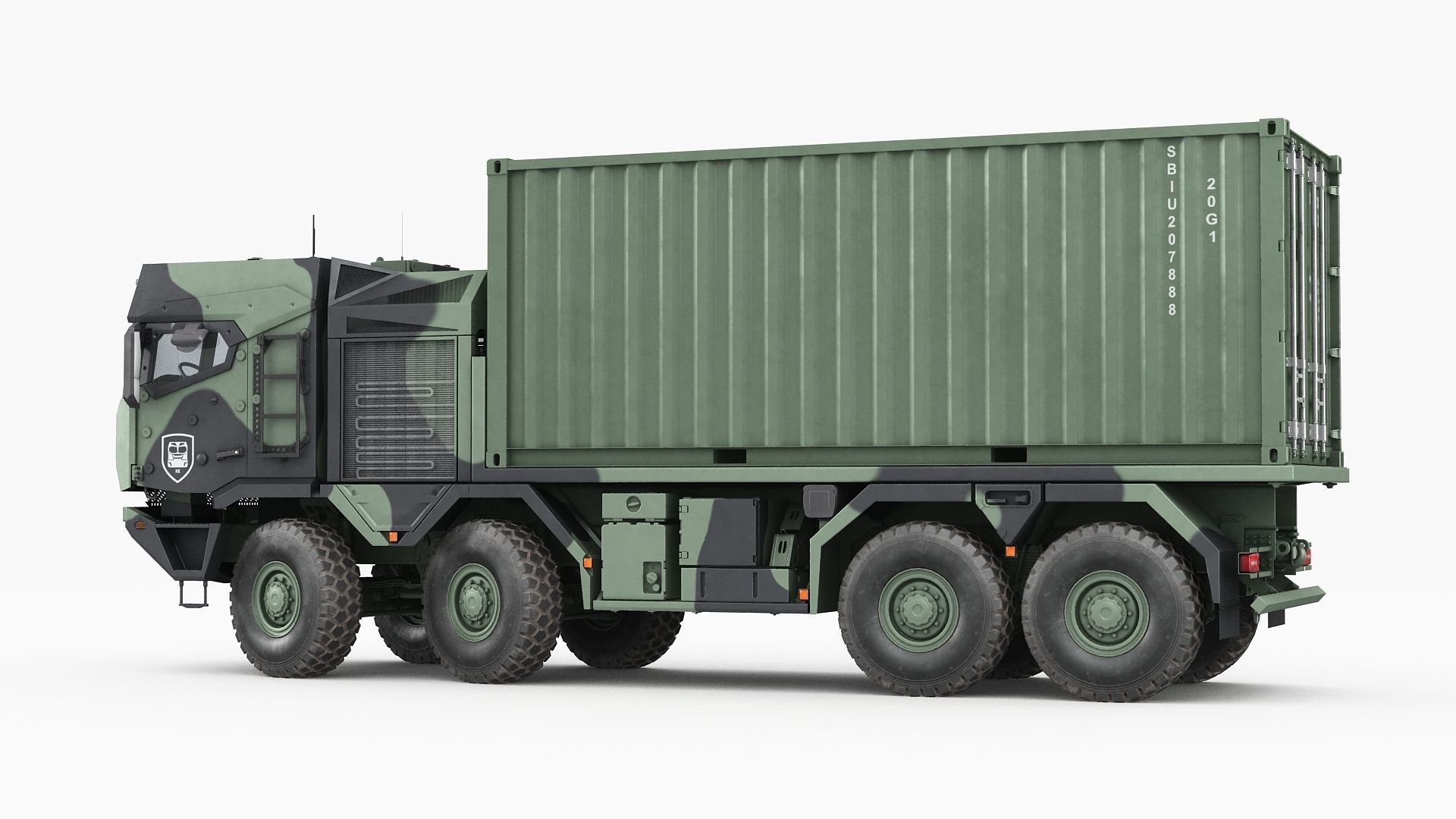 RMMV HX3 Container Truck 3D model_19