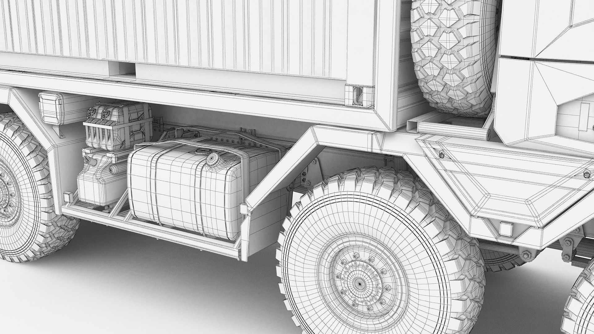 RMMV HX3 Container Truck 3D model_24