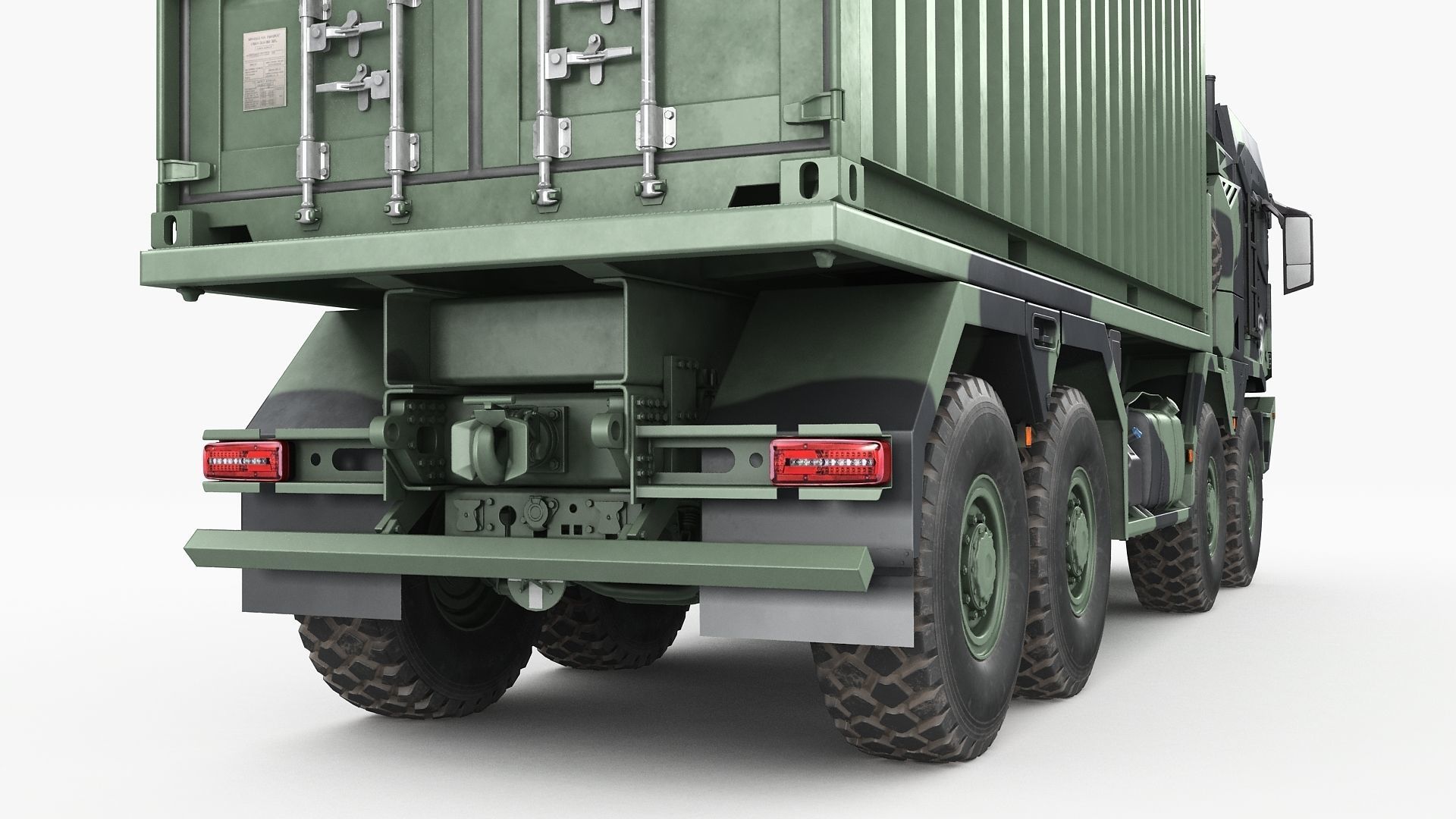 RMMV HX3 Container Truck 3D model_13