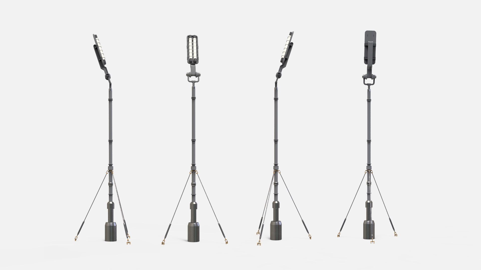 Sci fi Floodlight 12 3D model_46