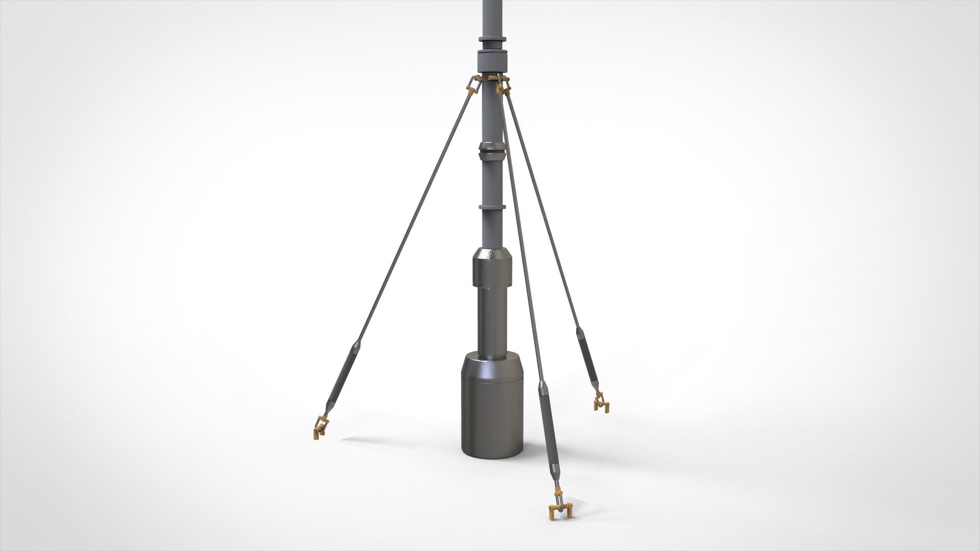 Sci fi Floodlight 12 3D model_47