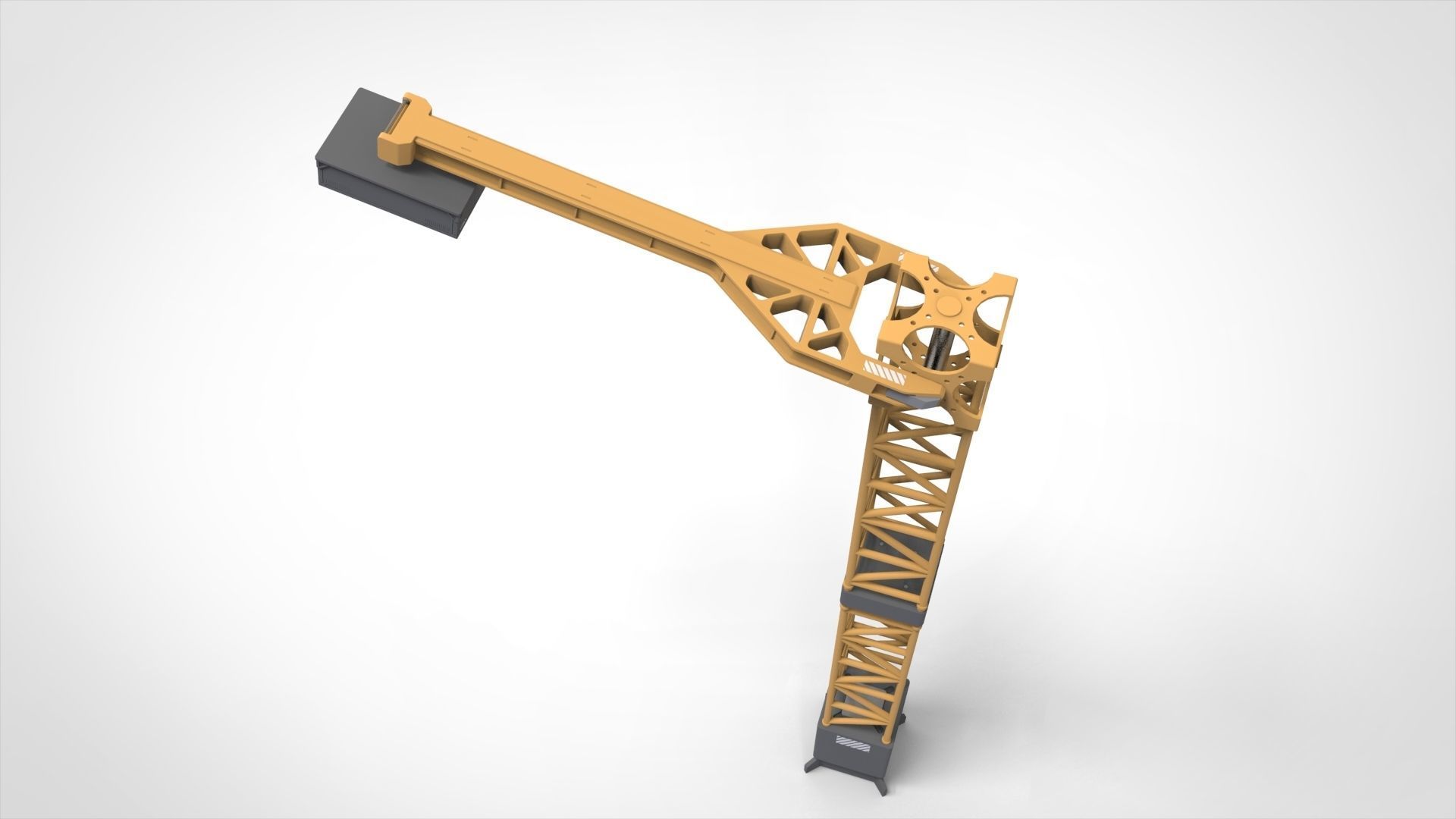 Sci fi Floodlight 12 3D model_29