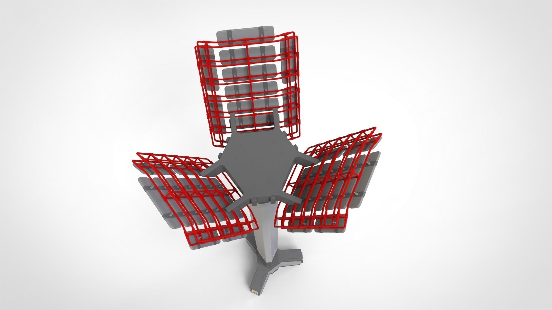 Sci fi Floodlight 12 3D model_22