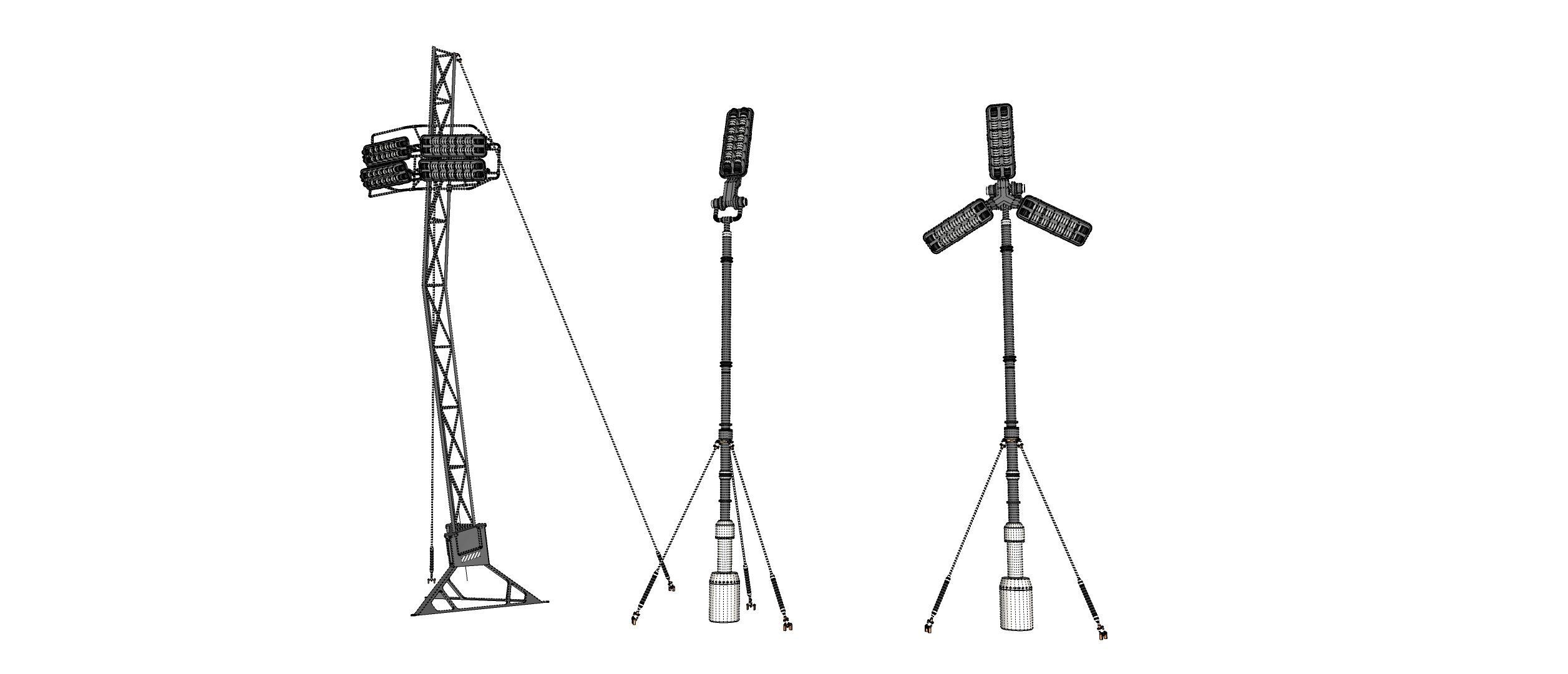 Sci fi Floodlight 12 3D model_52