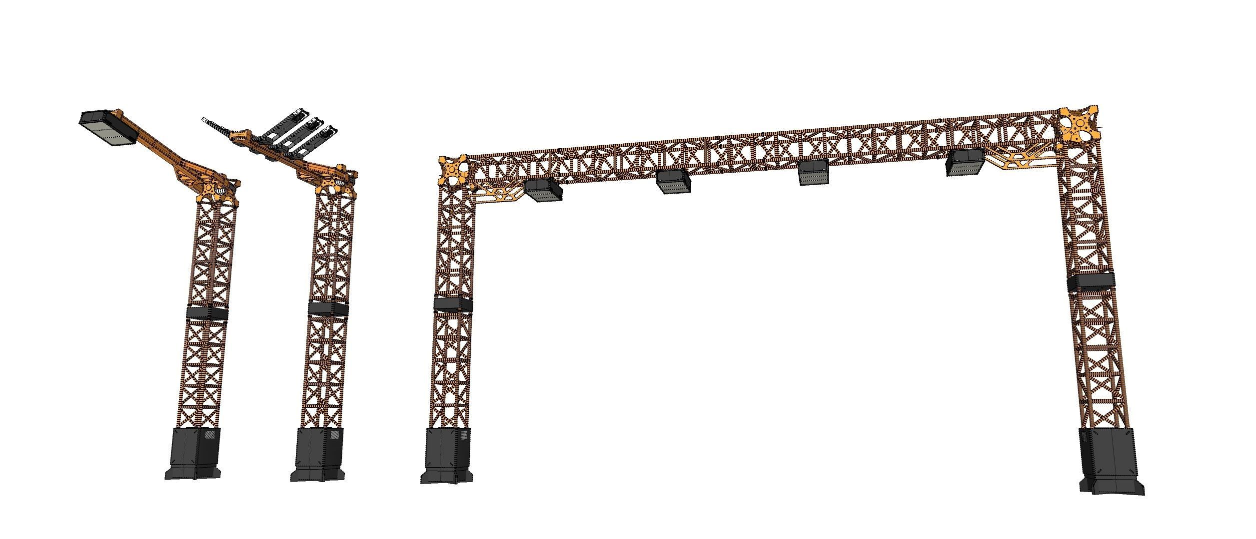 Sci fi Floodlight 12 3D model_51