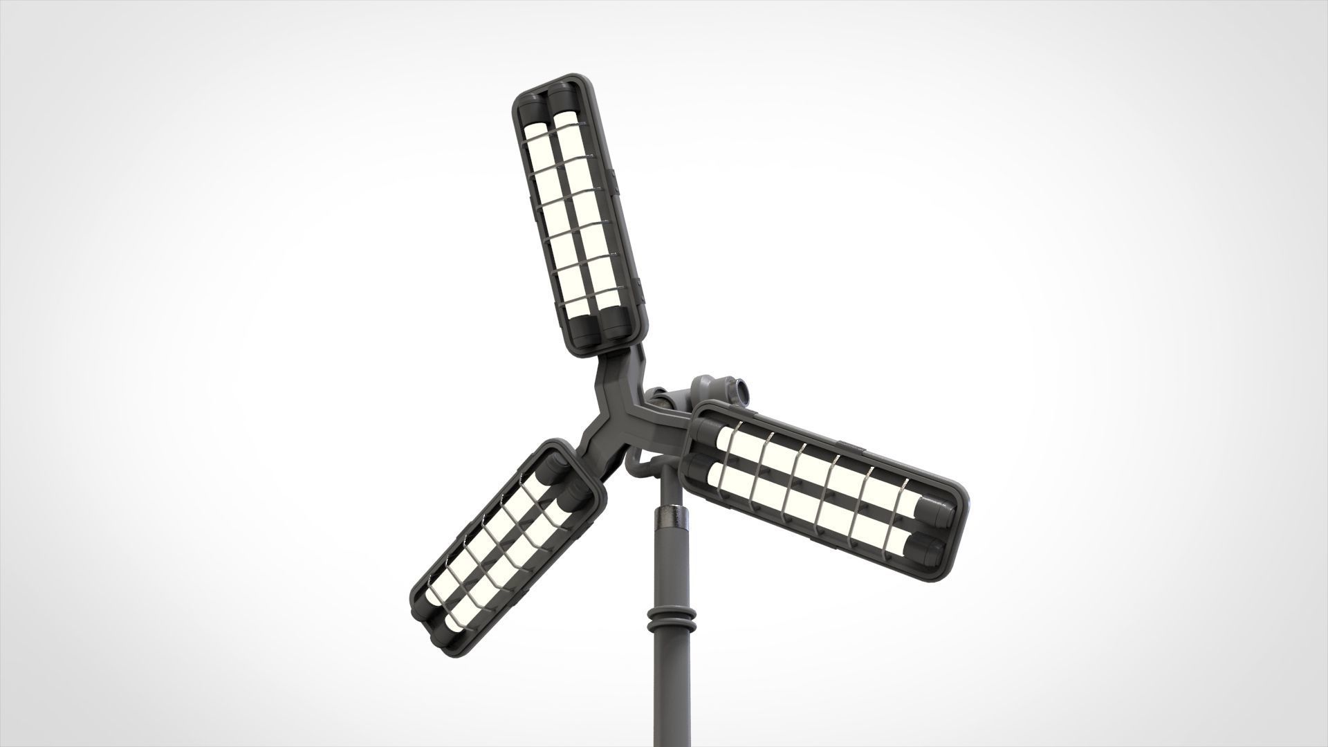 Sci fi Floodlight 12 3D model_44