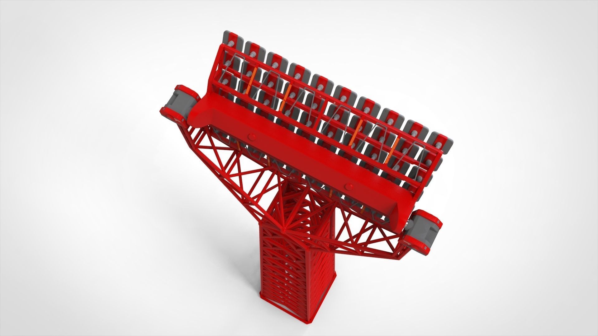 Sci fi Floodlight 12 3D model_6