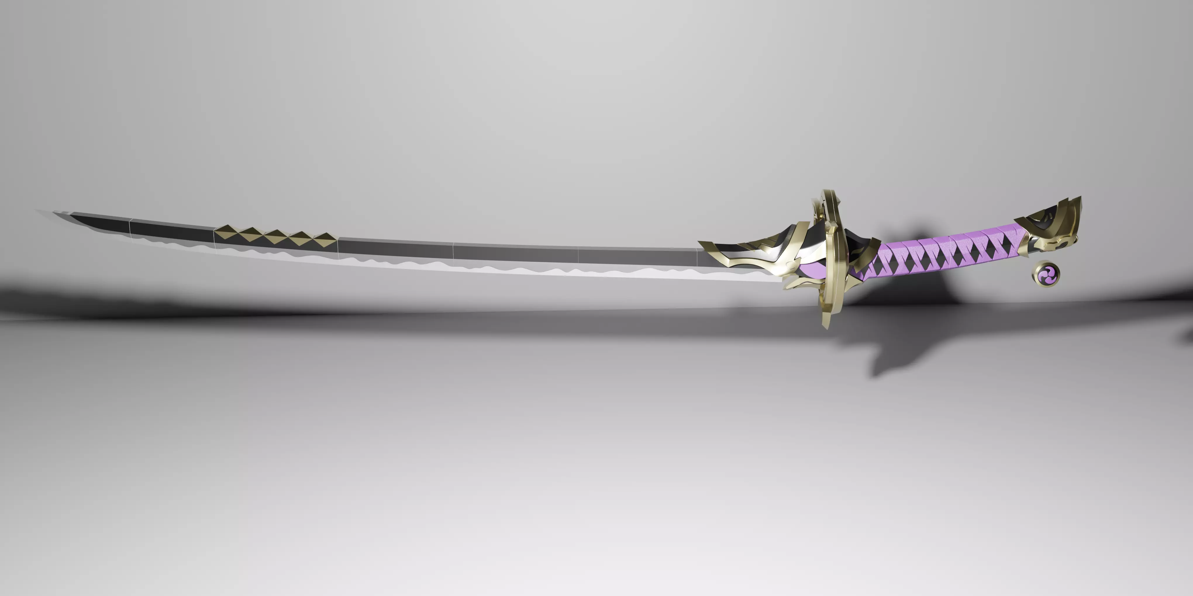 genshin impact Amenoma Kageuchi 3D print model_0