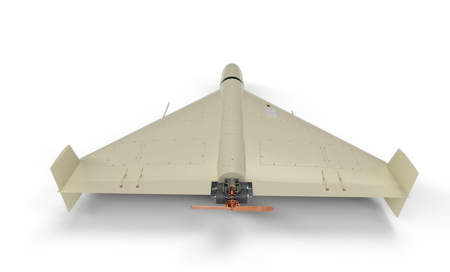 shahed-136 kamikaze drone low-poly Low-poly 3D model_13