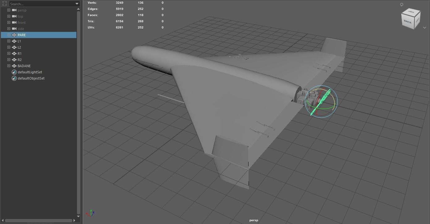 shahed-136 kamikaze drone low-poly Low-poly 3D model_16