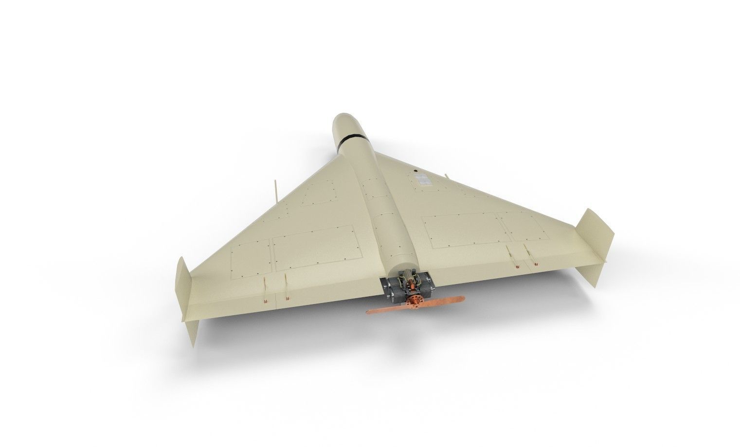 shahed-136 kamikaze drone low-poly Low-poly 3D model_11