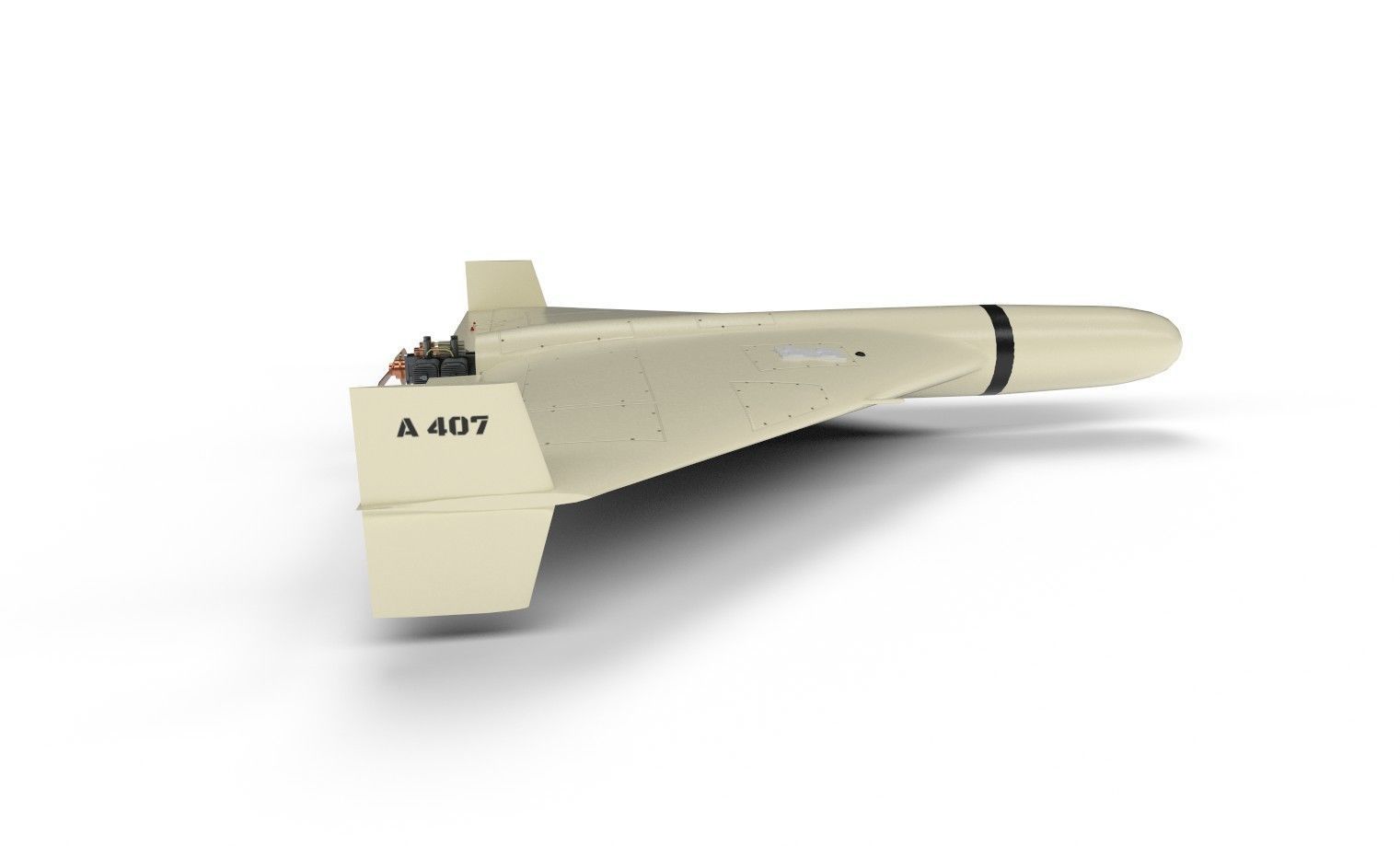 shahed-136 kamikaze drone low-poly Low-poly 3D model_4