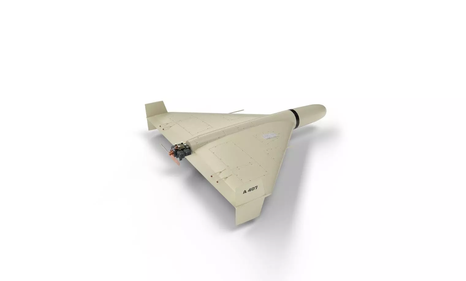 shahed-136 kamikaze drone low-poly Low-poly 3D model_0