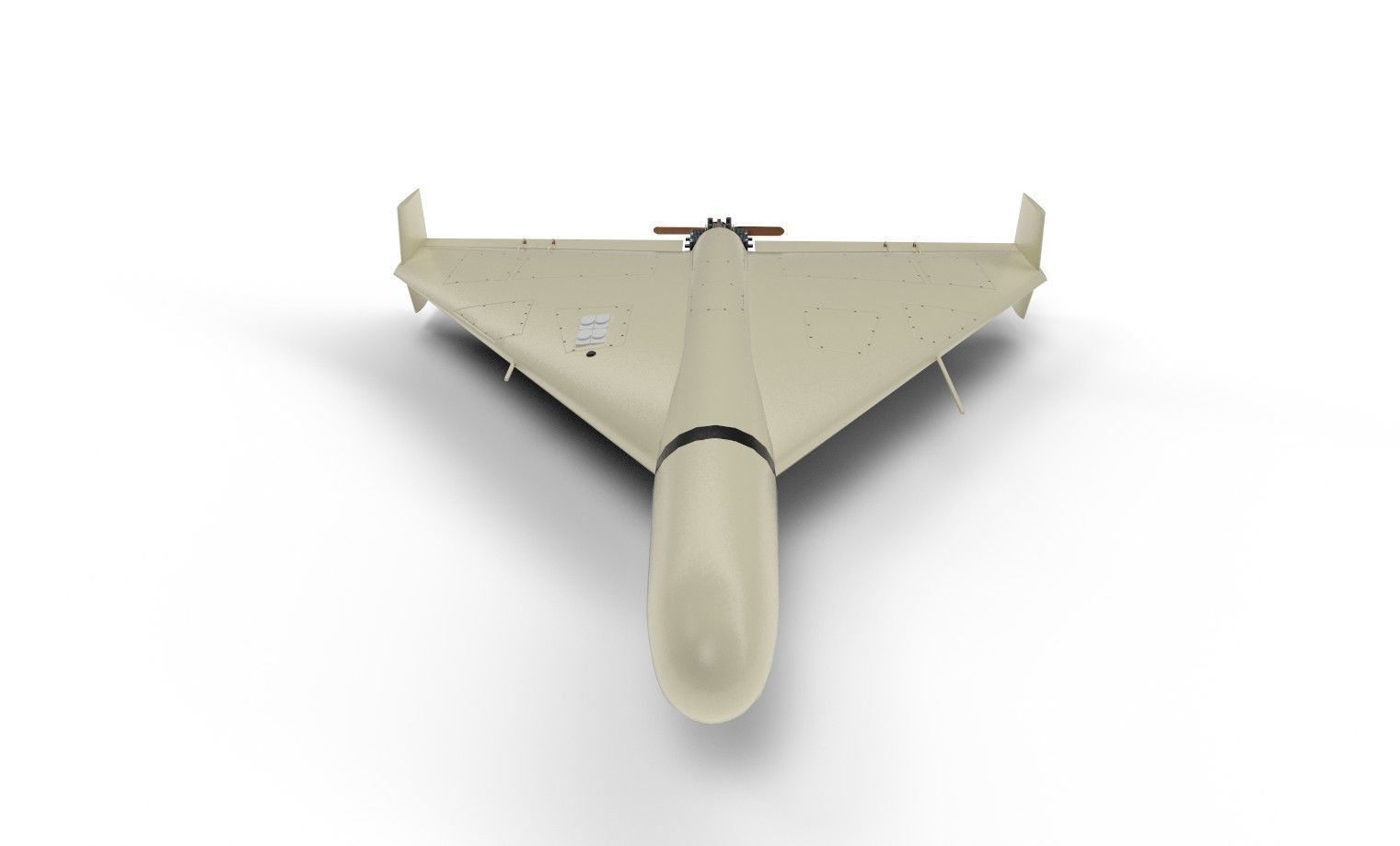 shahed-136 kamikaze drone low-poly Low-poly 3D model_5