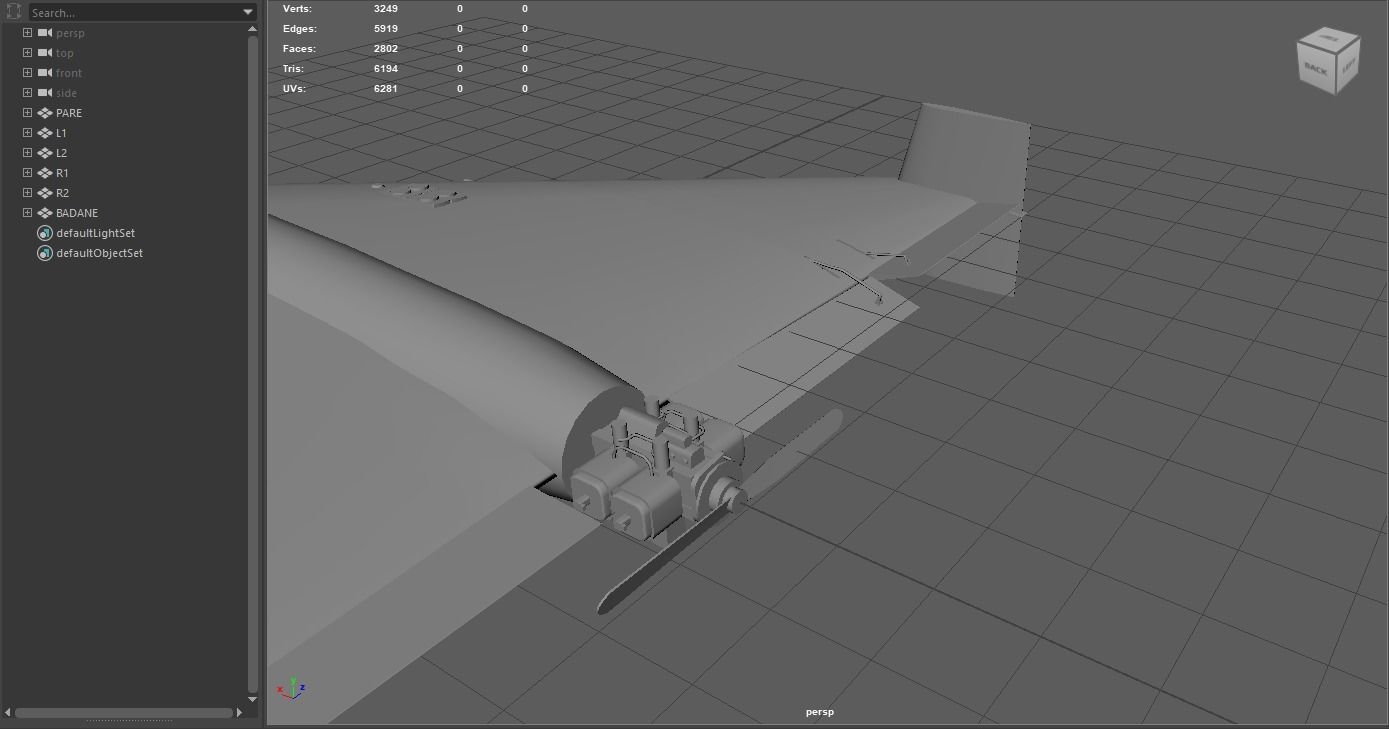 shahed-136 kamikaze drone low-poly Low-poly 3D model_17