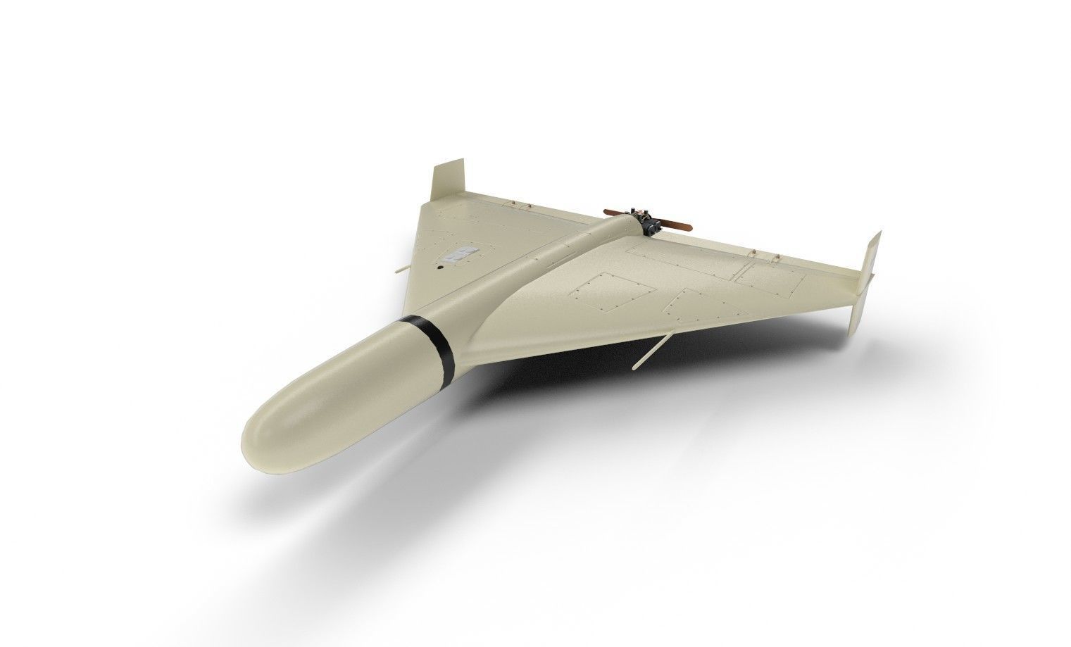 shahed-136 kamikaze drone low-poly Low-poly 3D model_1