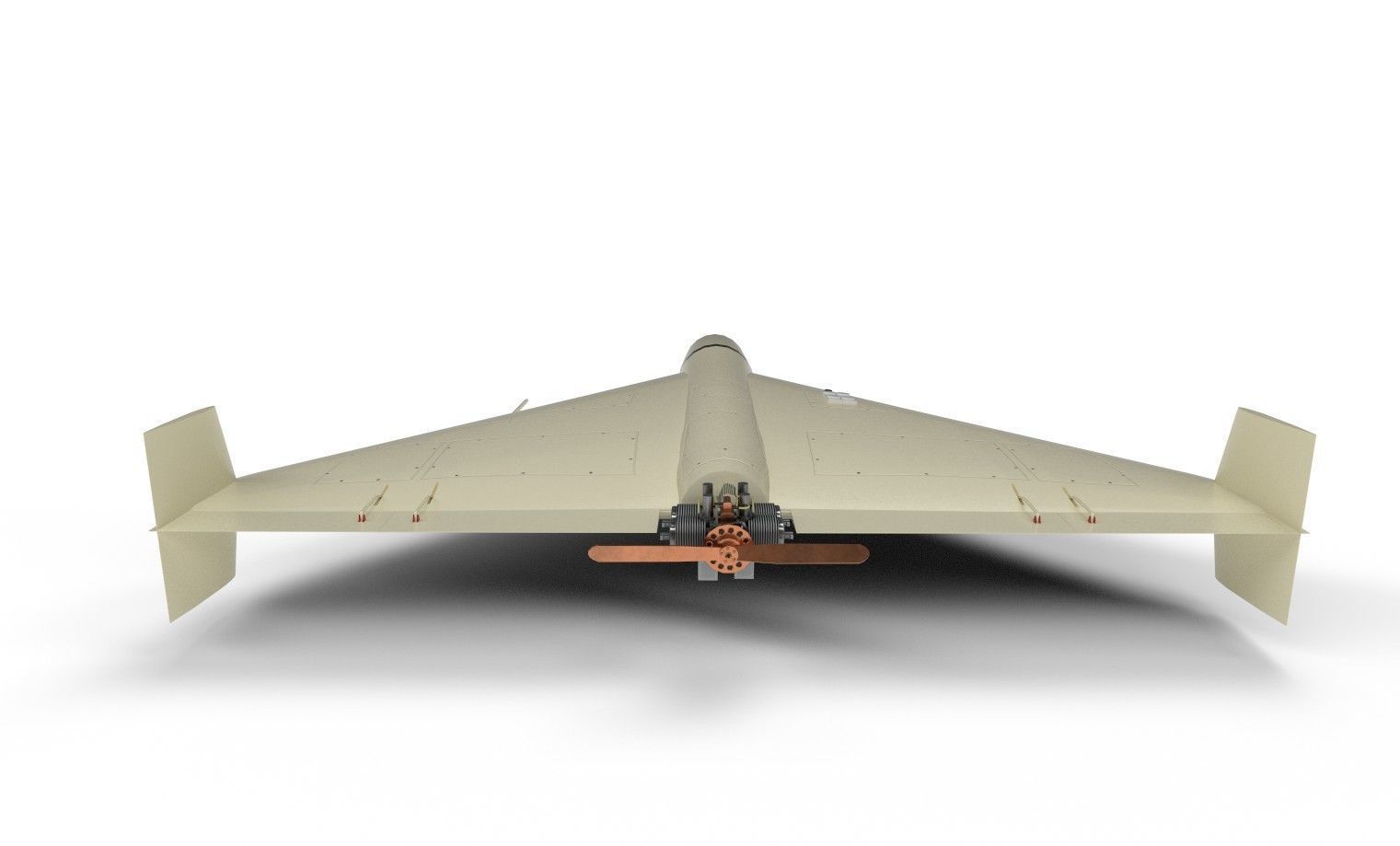 shahed-136 kamikaze drone low-poly Low-poly 3D model_12