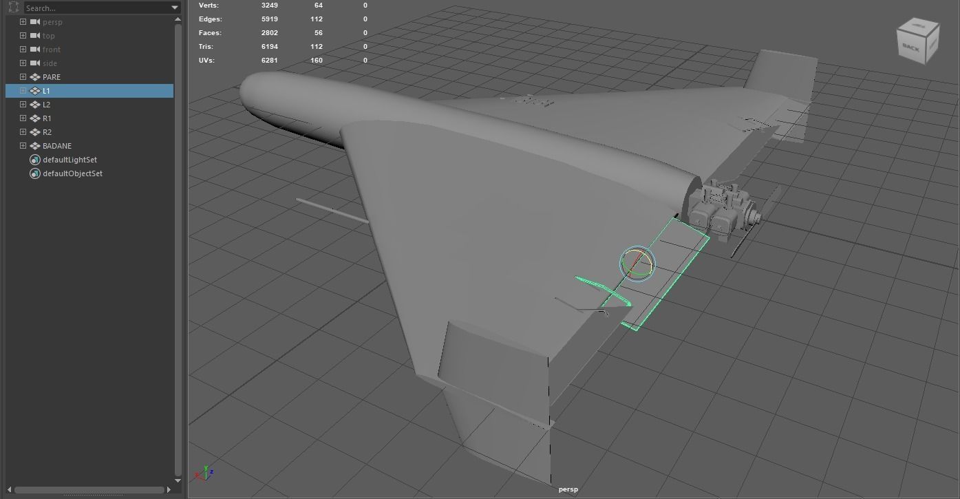 shahed-136 kamikaze drone low-poly Low-poly 3D model_15