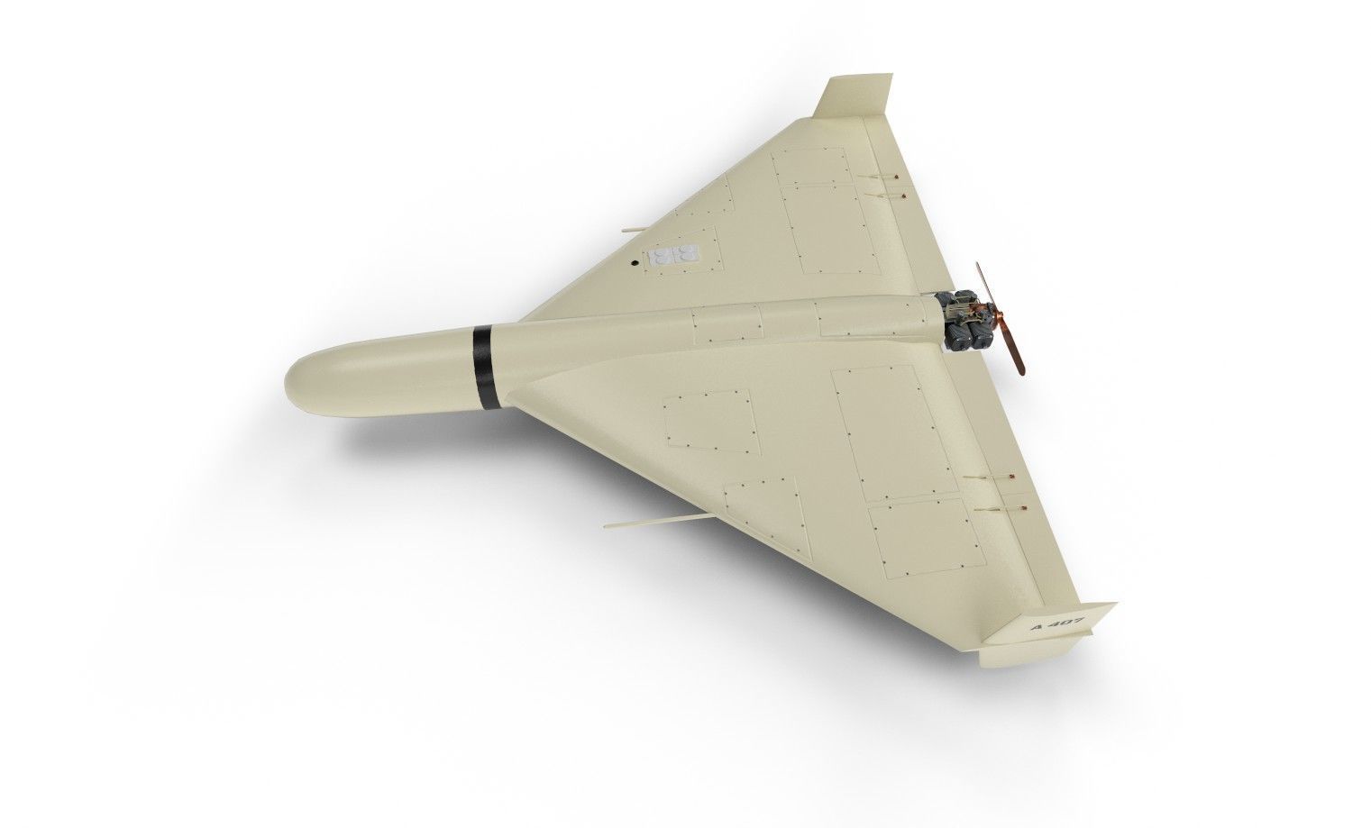 shahed-136 kamikaze drone low-poly Low-poly 3D model_9