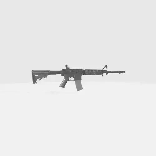 Gun AR4 Low-poly 3D model