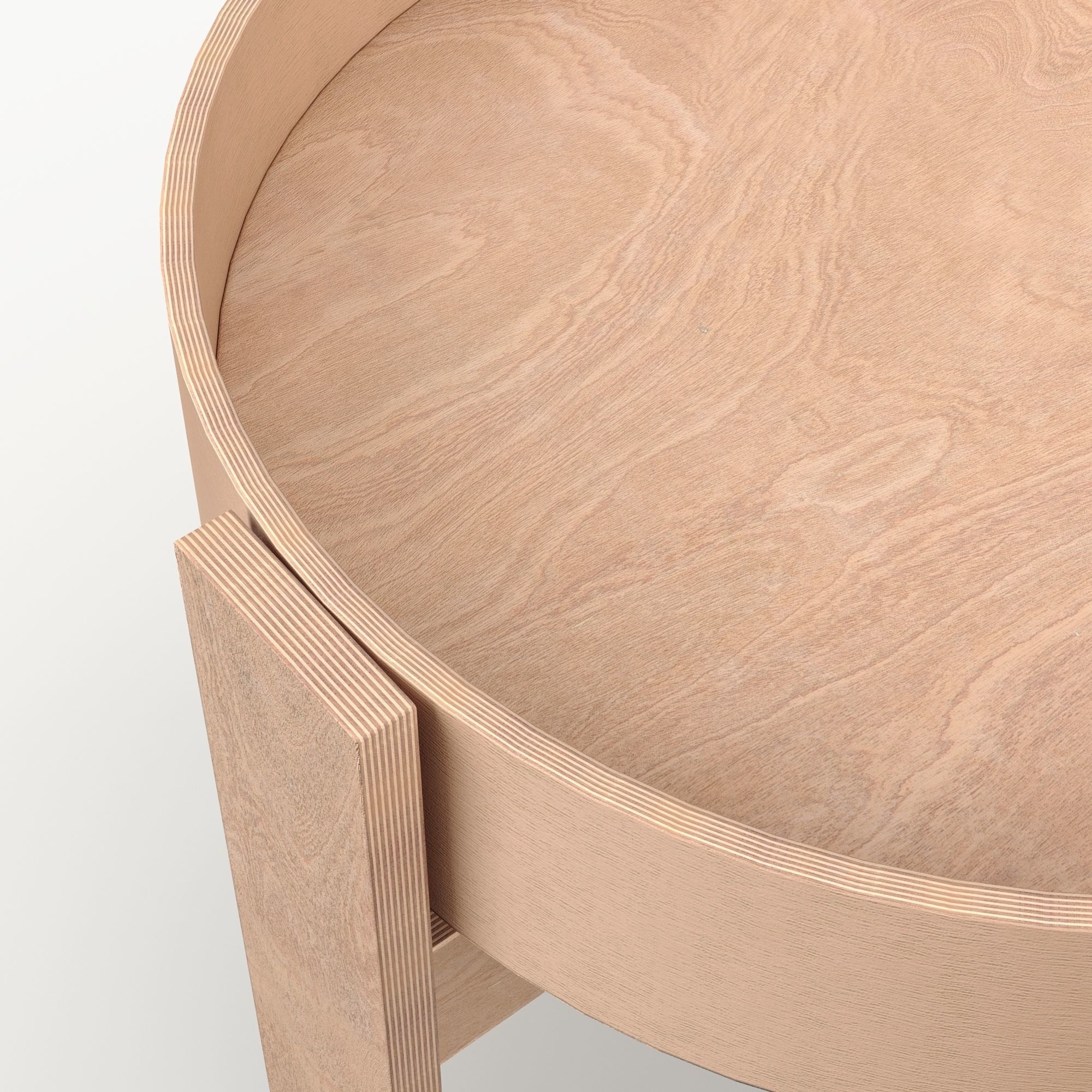 Ikea BASTUA Side table 3D model_1