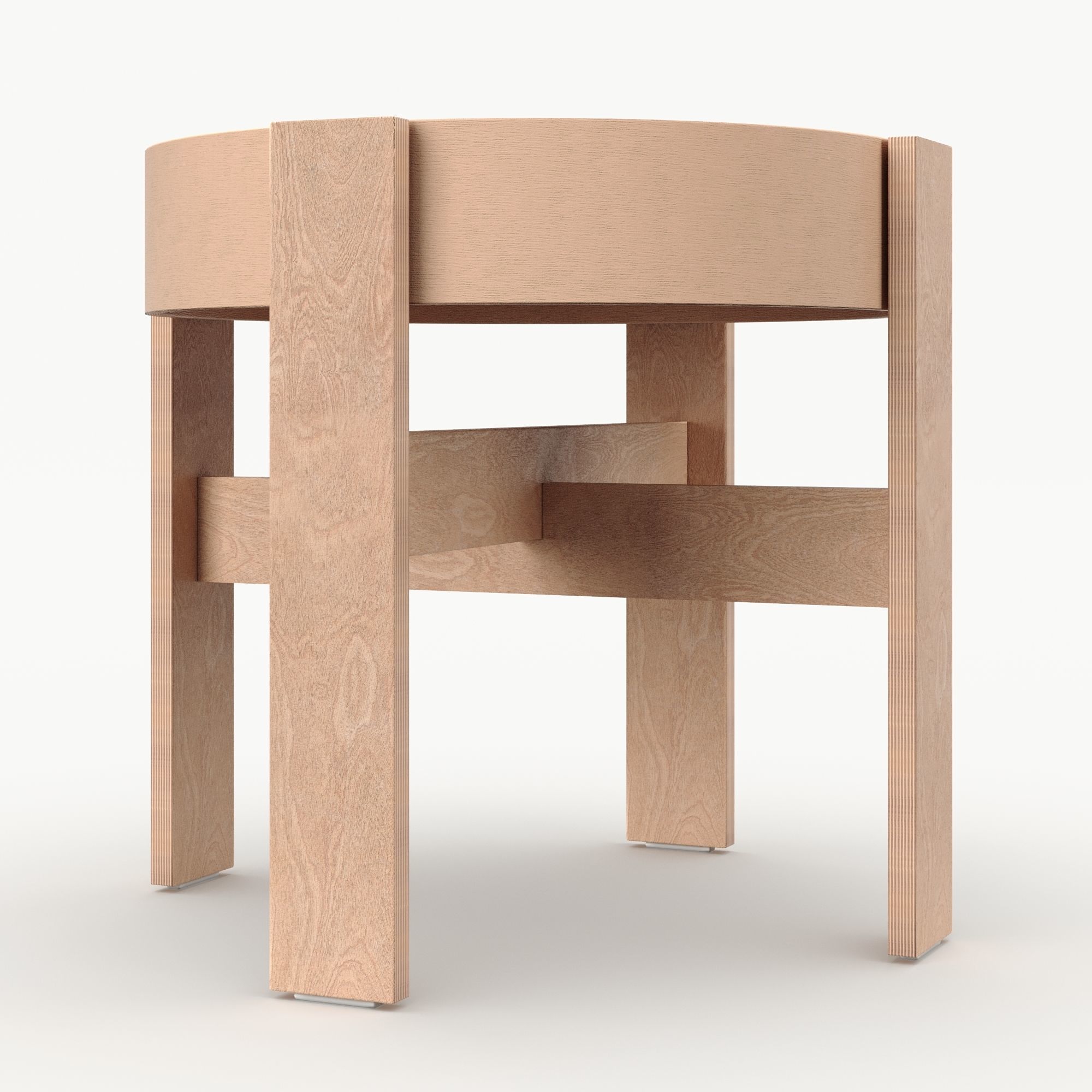 Ikea BASTUA Side table 3D model_4
