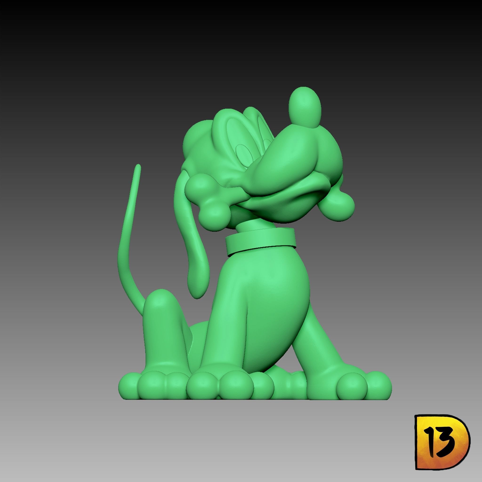 MiniPrint 004 - Pluto 3D print model_4