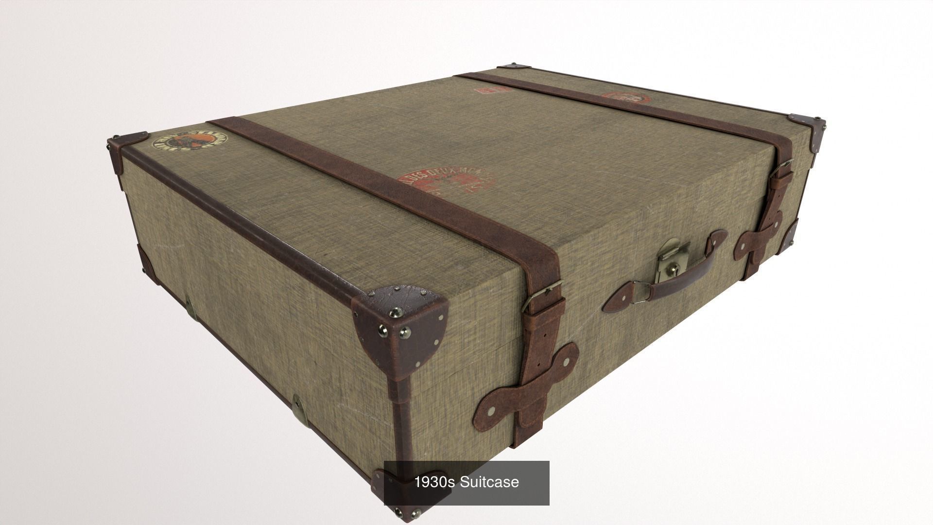 1930s Office Low Poly Pack 3D Model Collection_10