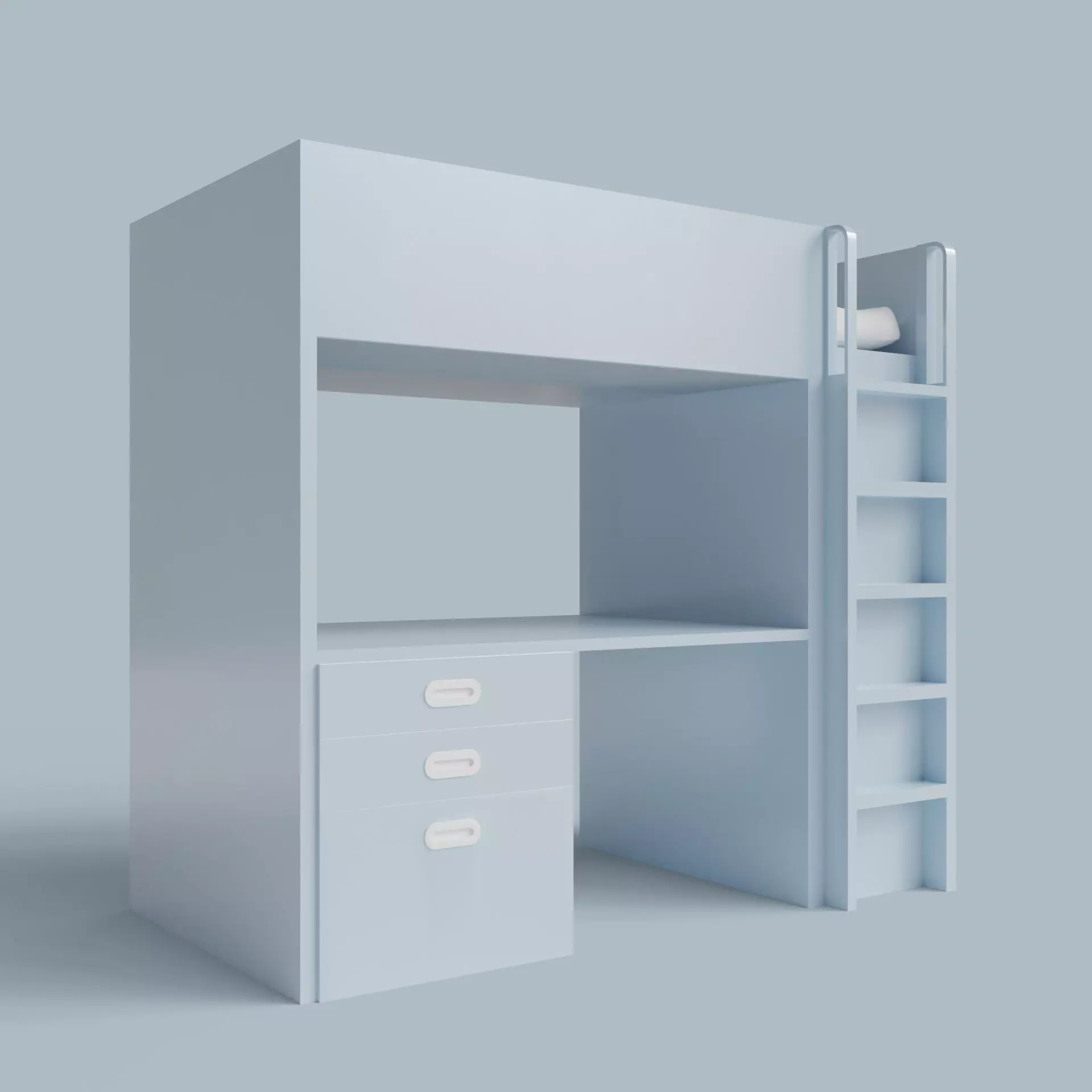 BunkBeds 3D model_0