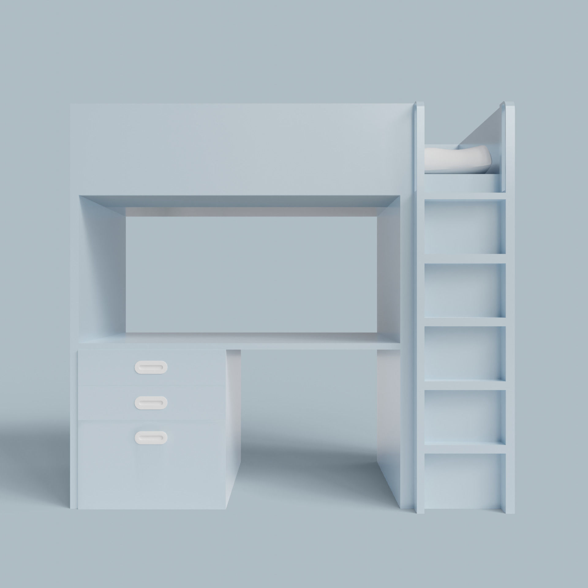 BunkBeds 3D model_1