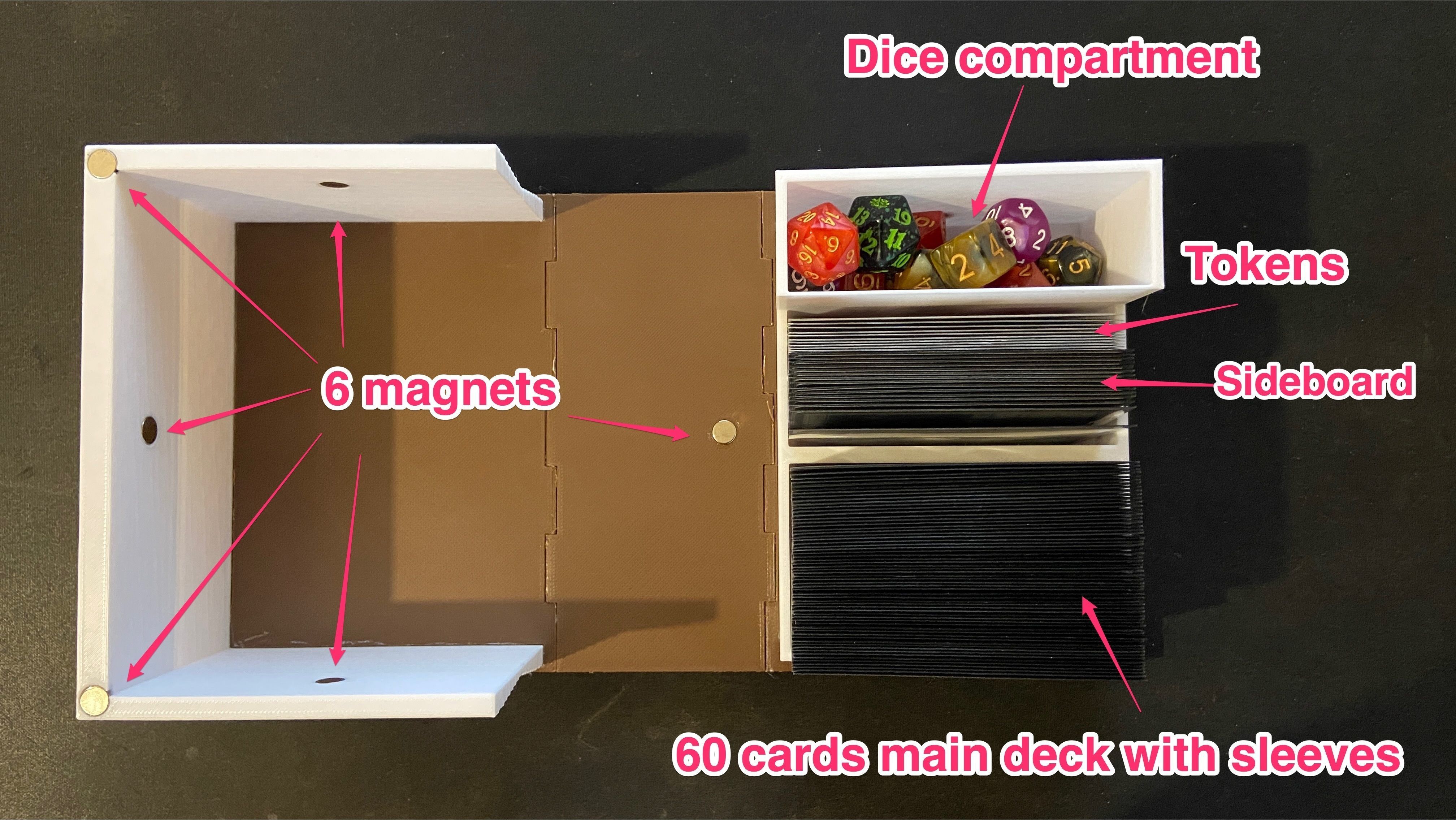 Magic The Gathering Spellbook Deck Box 3D print model_1