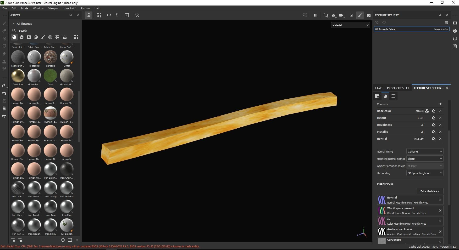 French Fries 3D Model Low-poly 3D model_6