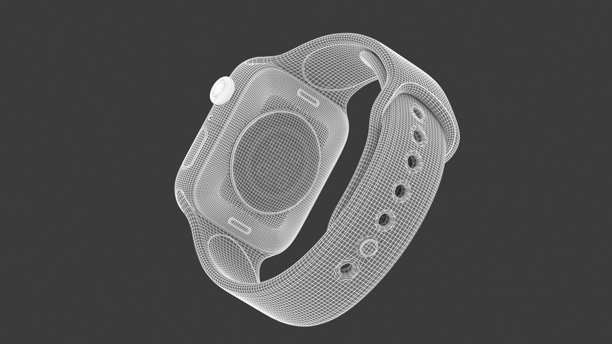  Apple Watch Series 8 Black 3D model_14