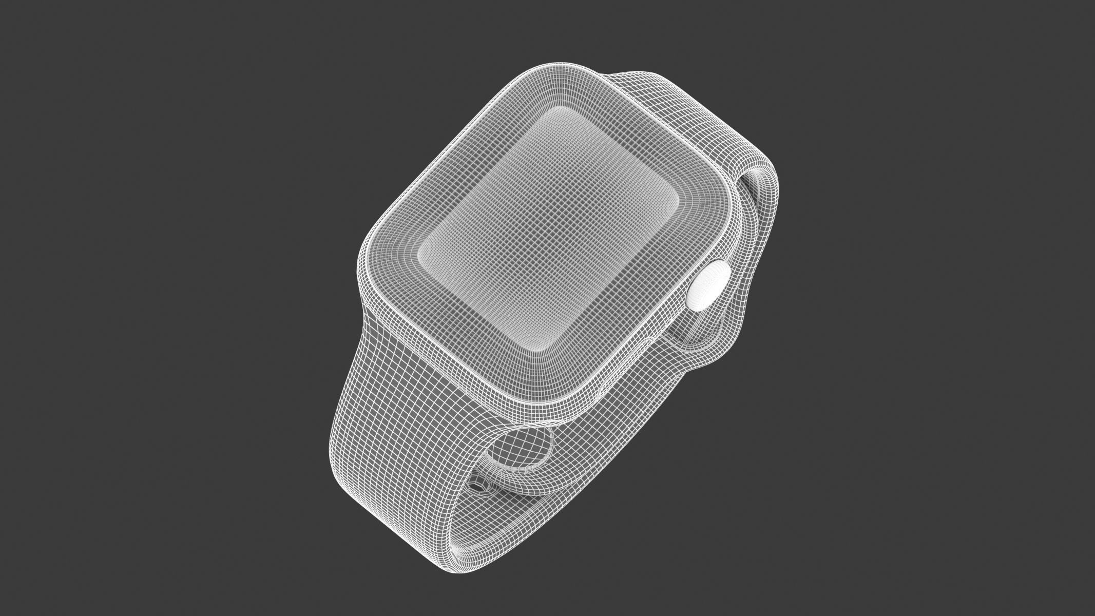  Apple Watch Series 8 Black 3D model_11