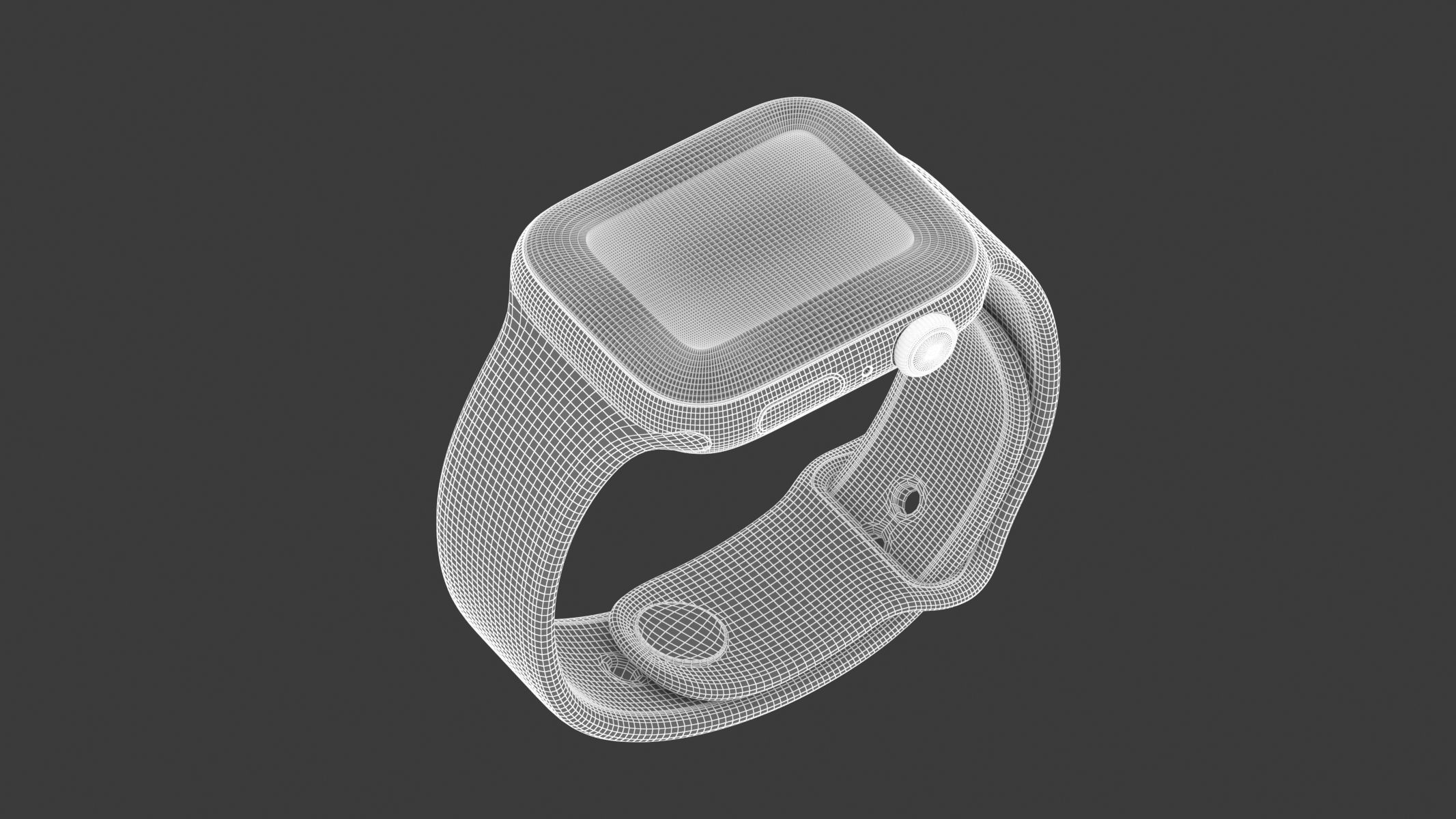 Apple Watch Series 8 Silver 3D model_19
