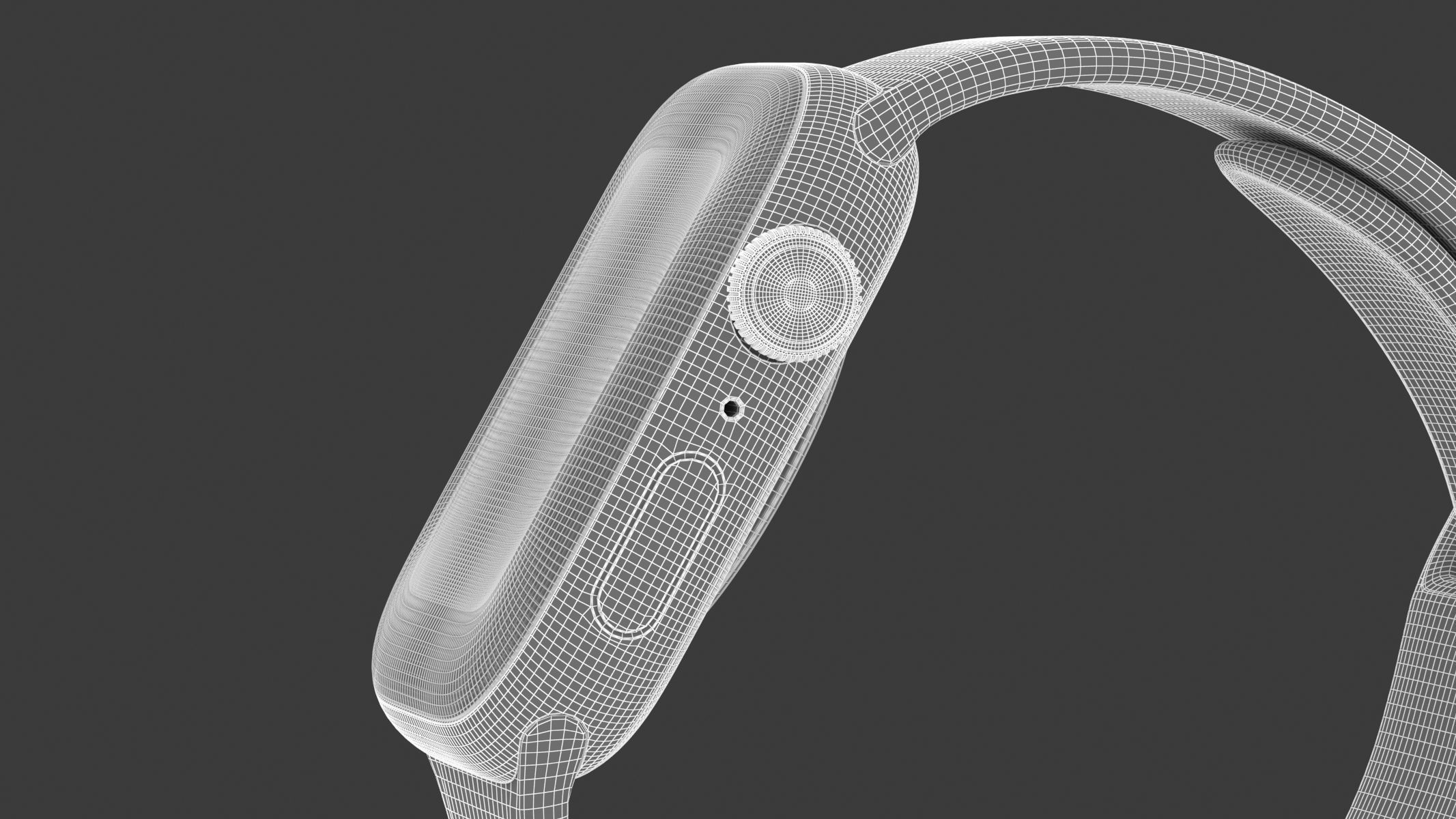 Apple Watch Series 8 Silver 3D model_16