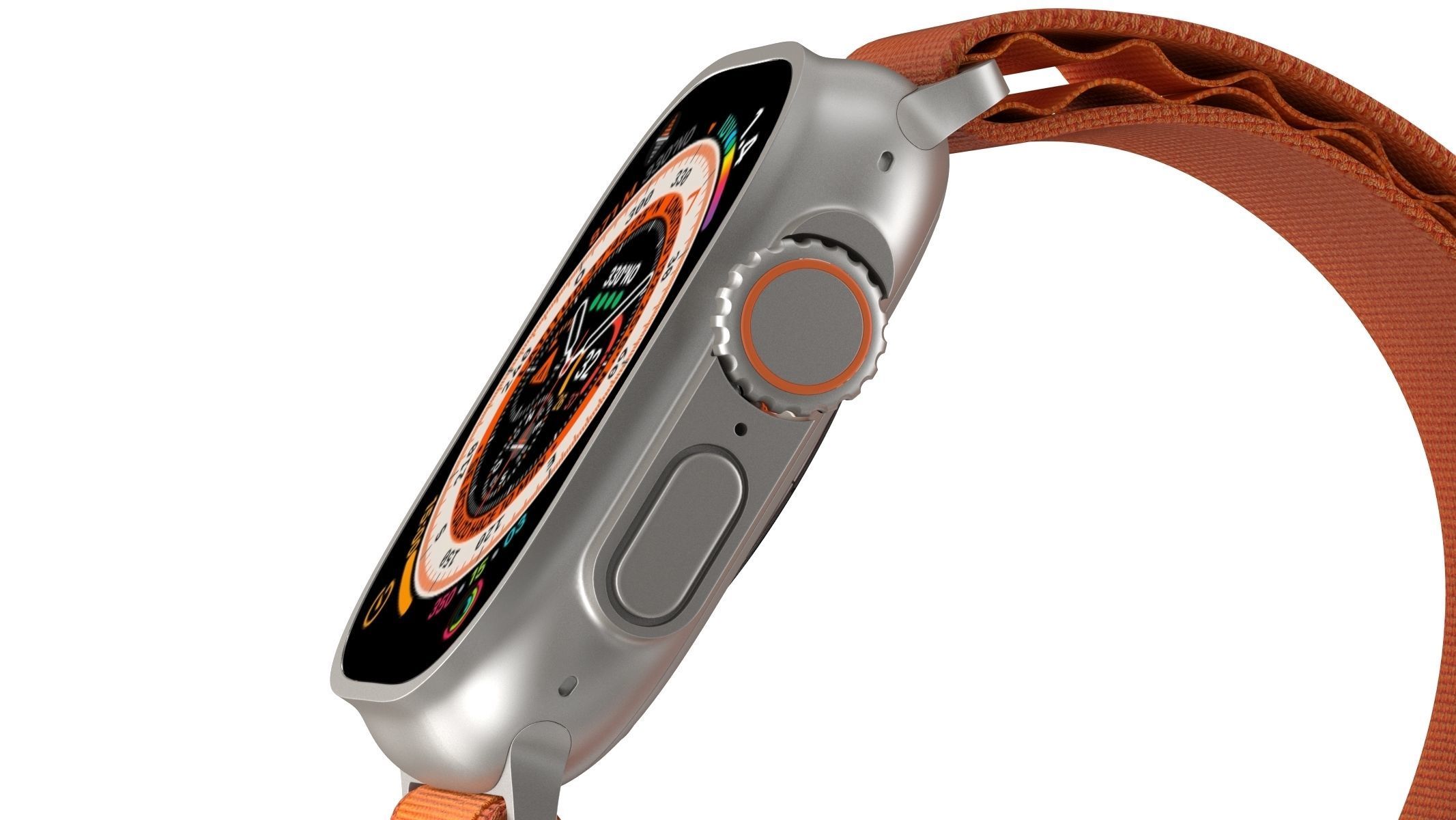 Apple Watch Ultra 3D model_6
