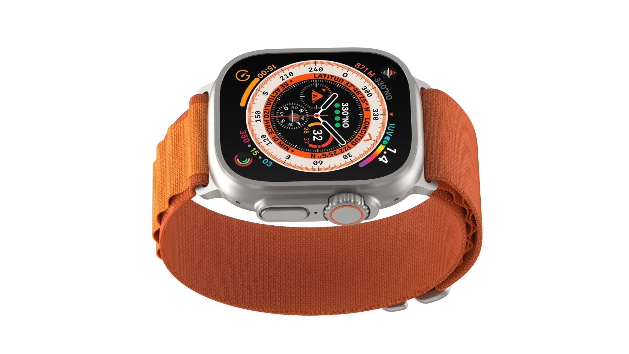Apple Watch Ultra 3D model_8
