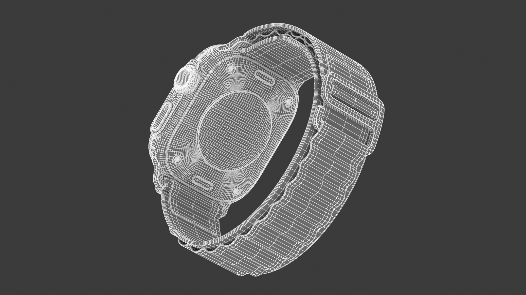 Apple Watch Ultra 3D model_16