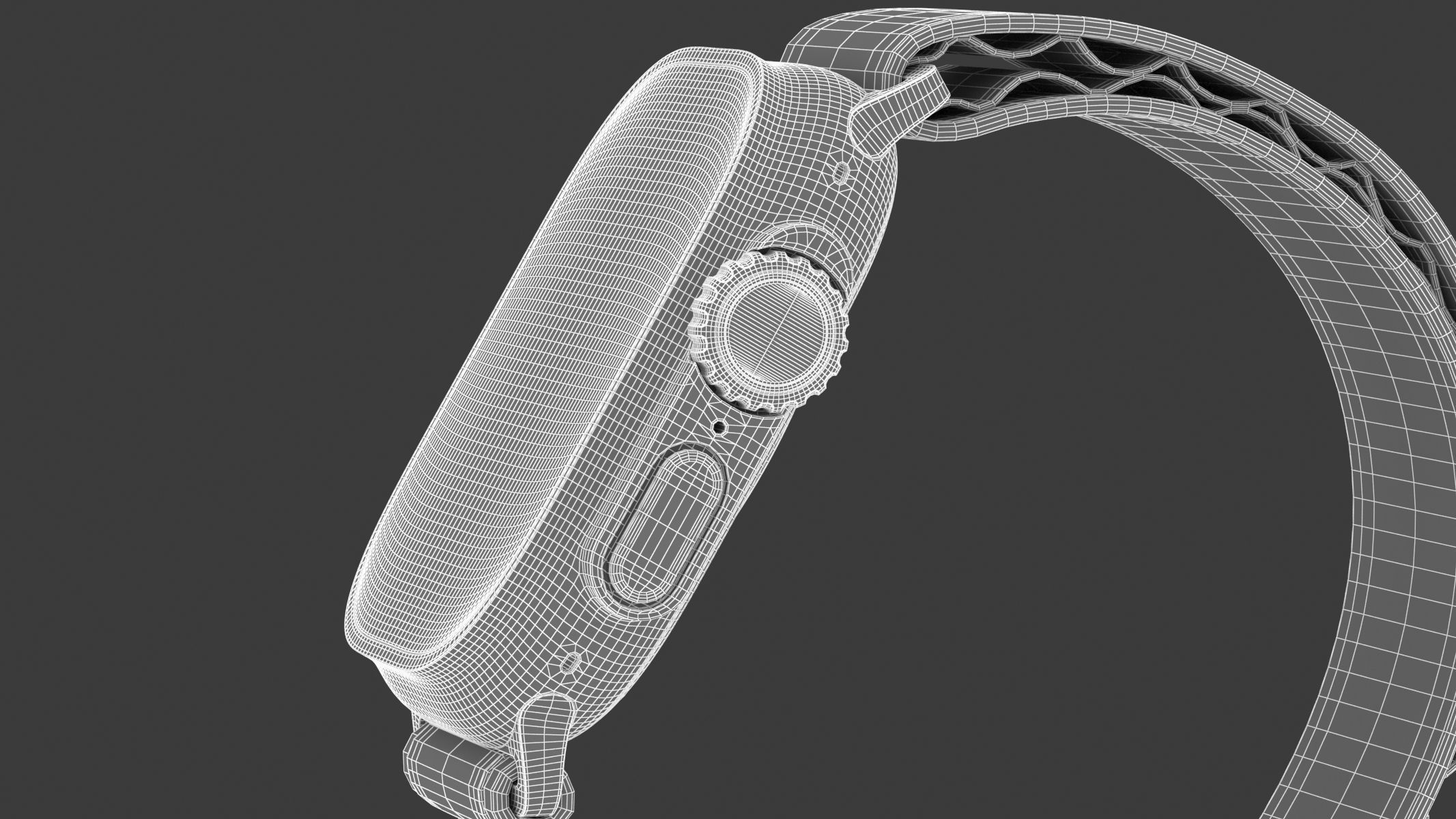 Apple Watch Ultra 3D model_29