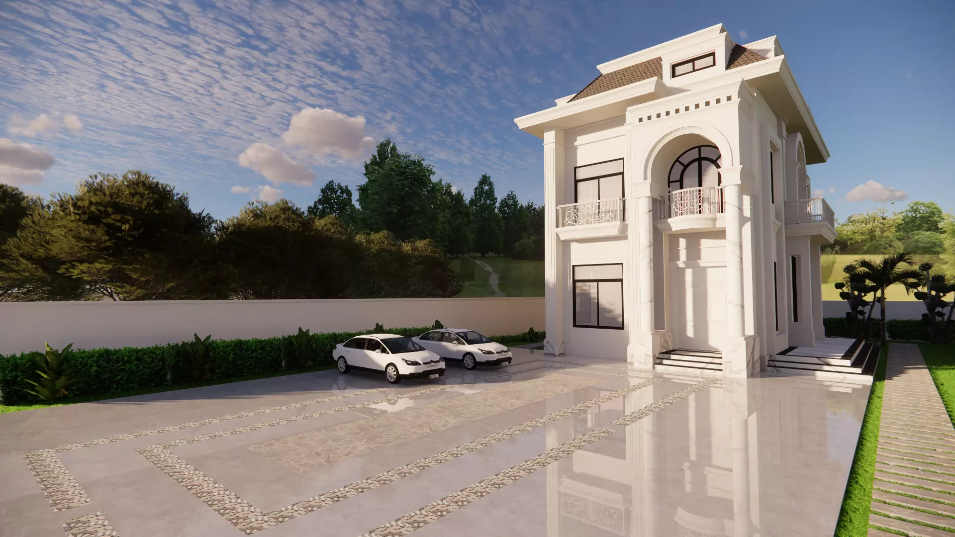 Classical home 3D model