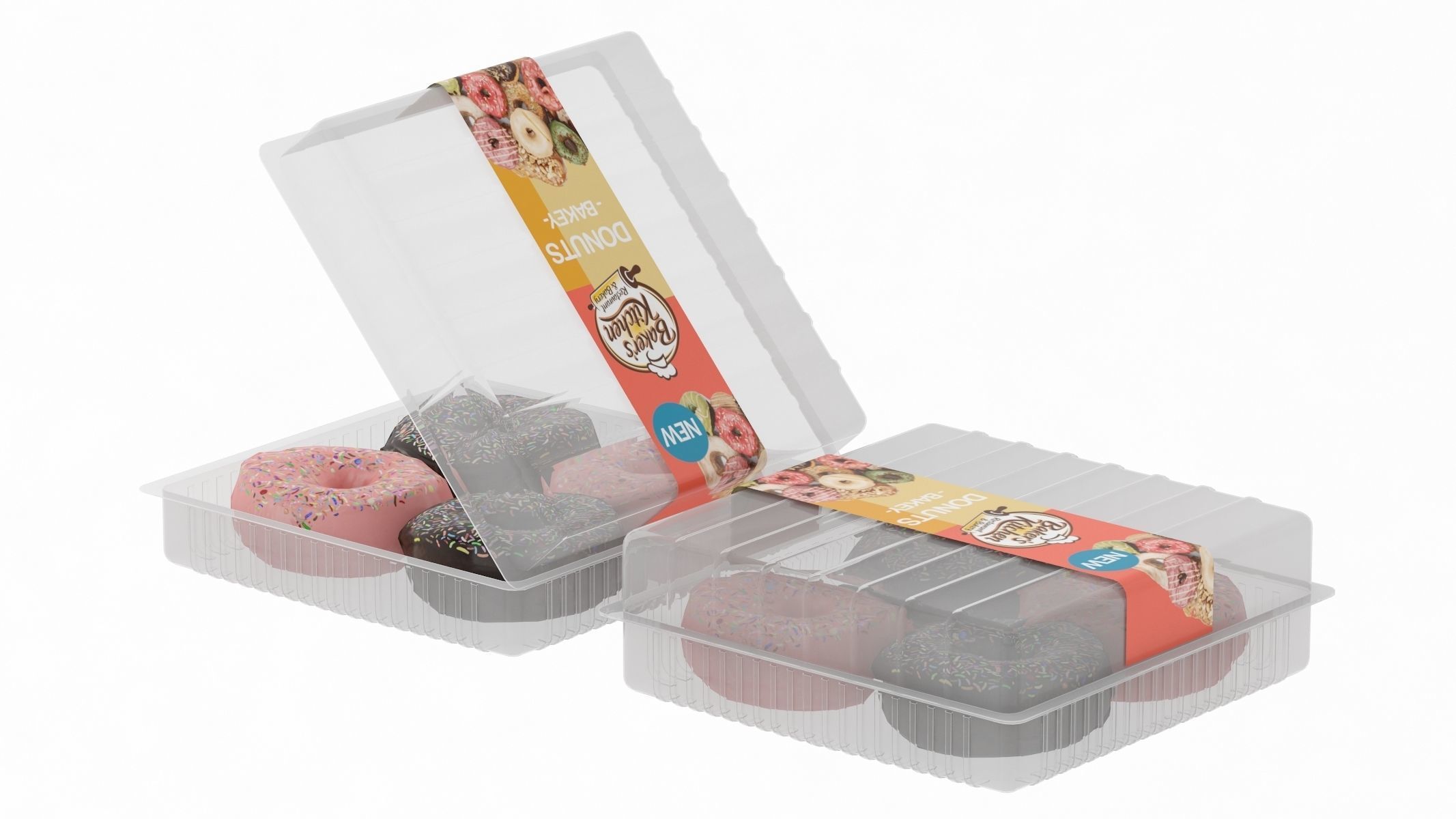 Donuts Low Poly PBR Realistic Low-poly 3D model_2