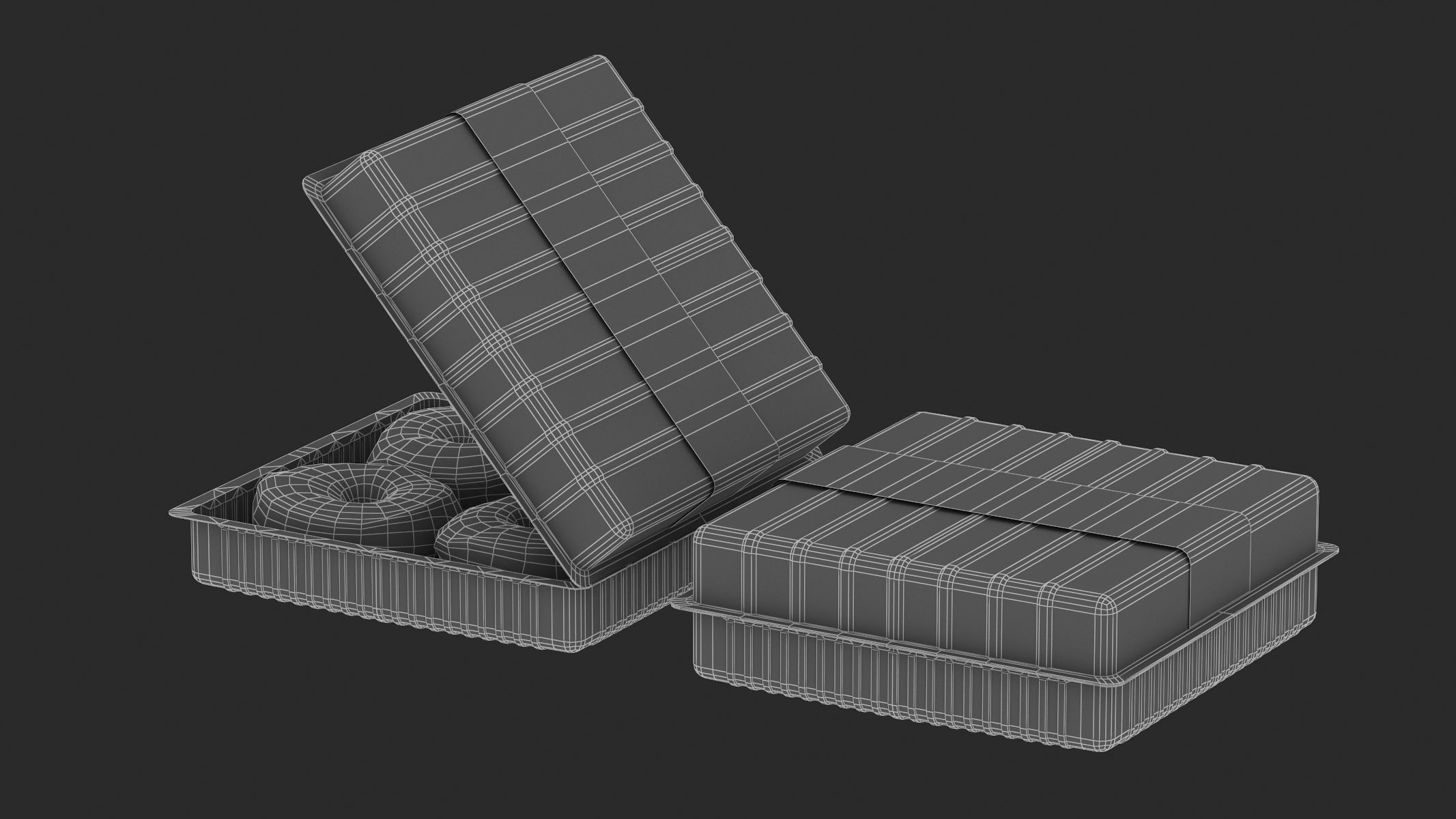 Donuts Low Poly PBR Realistic Low-poly 3D model_7