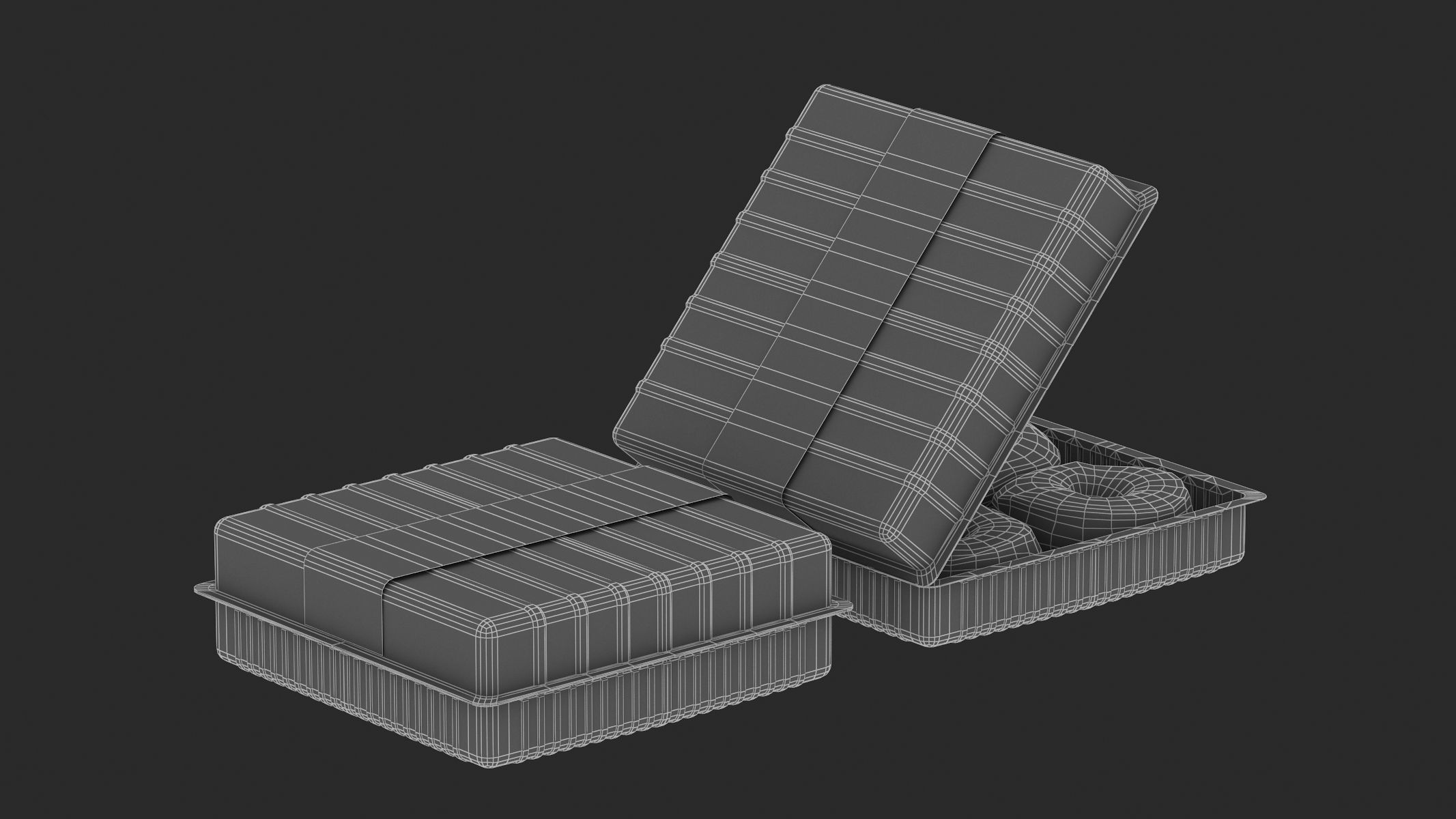 Donuts Low Poly PBR Realistic Low-poly 3D model_6