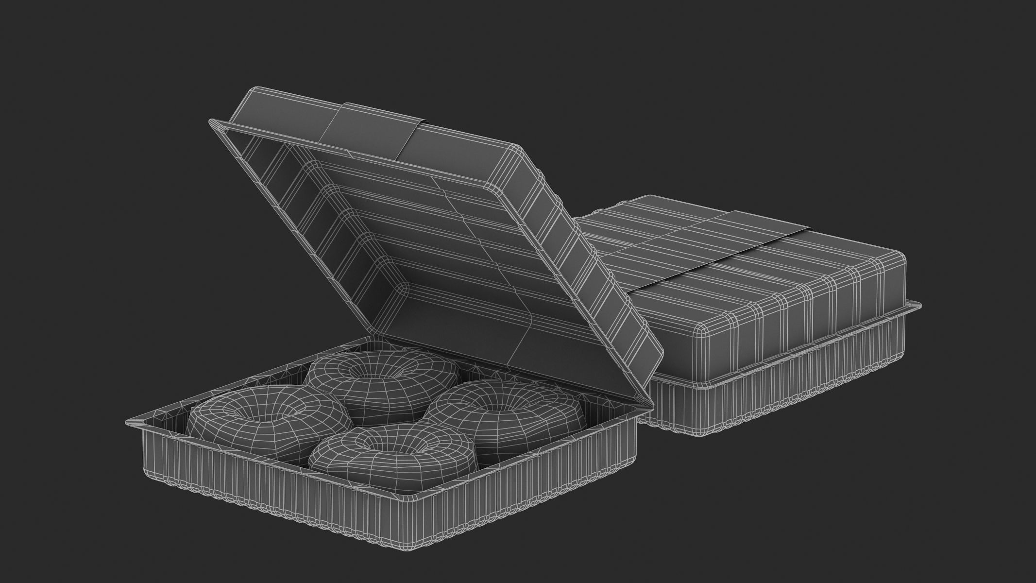 Donuts Low Poly PBR Realistic Low-poly 3D model_8