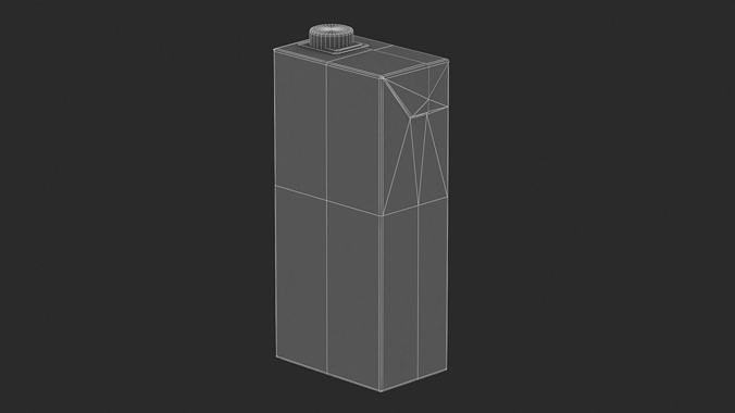 Fruit Juices Low Poly Low-poly 3D model 7