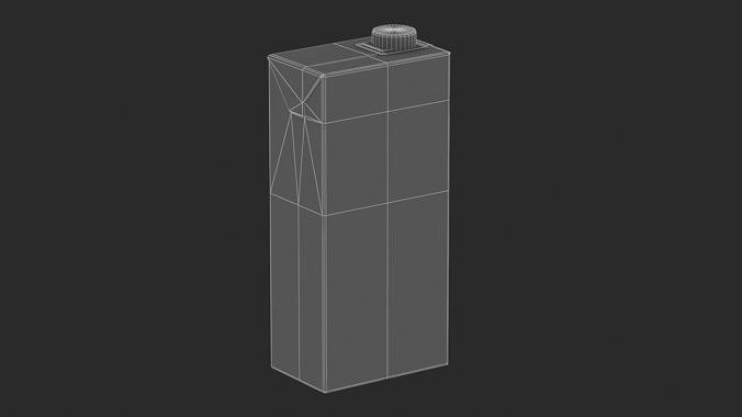 Fruit Juices Low Poly Low-poly 3D model 6