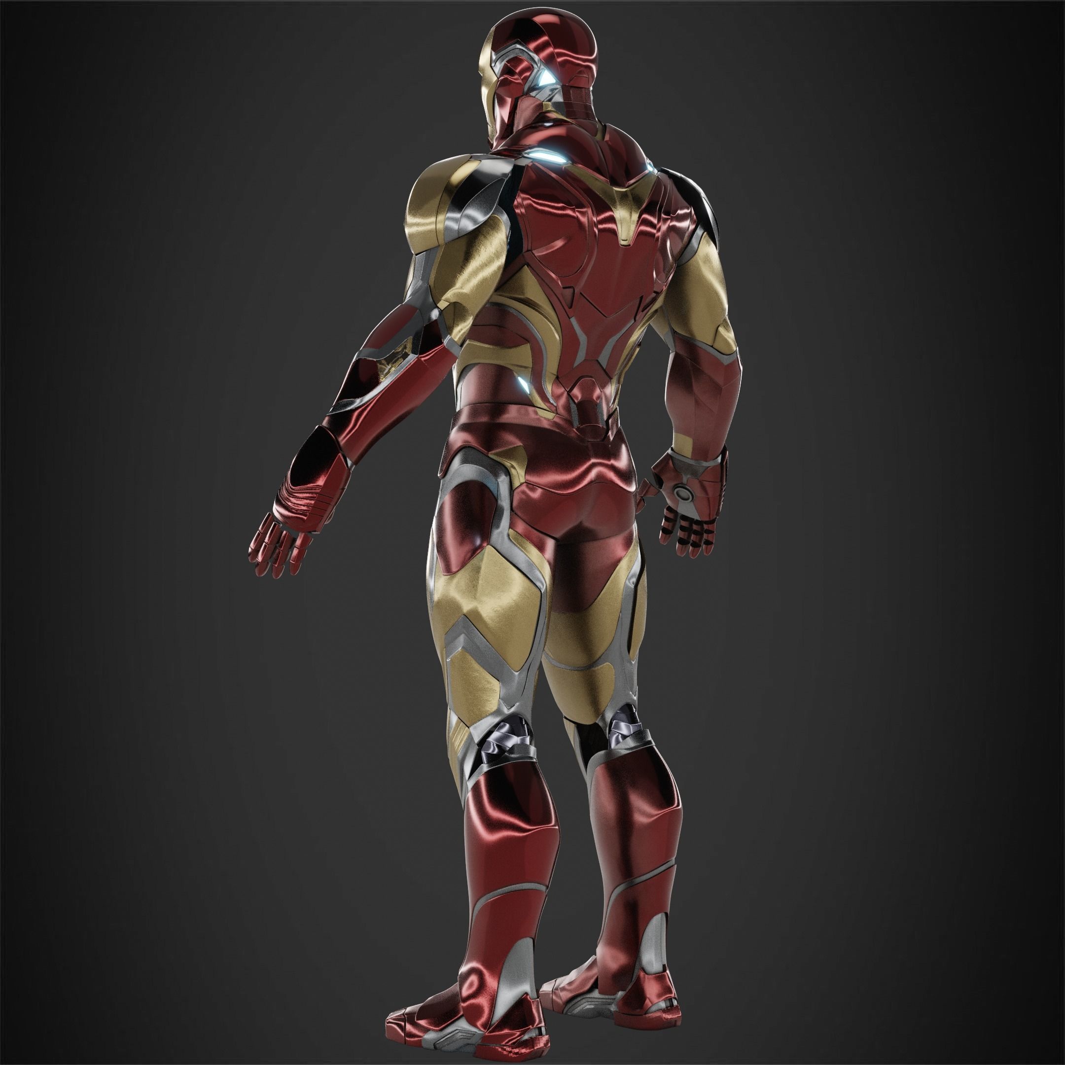 Iron Man Mark 85 Full Armor for Cosplay 3D print model 3D Model Collection_11