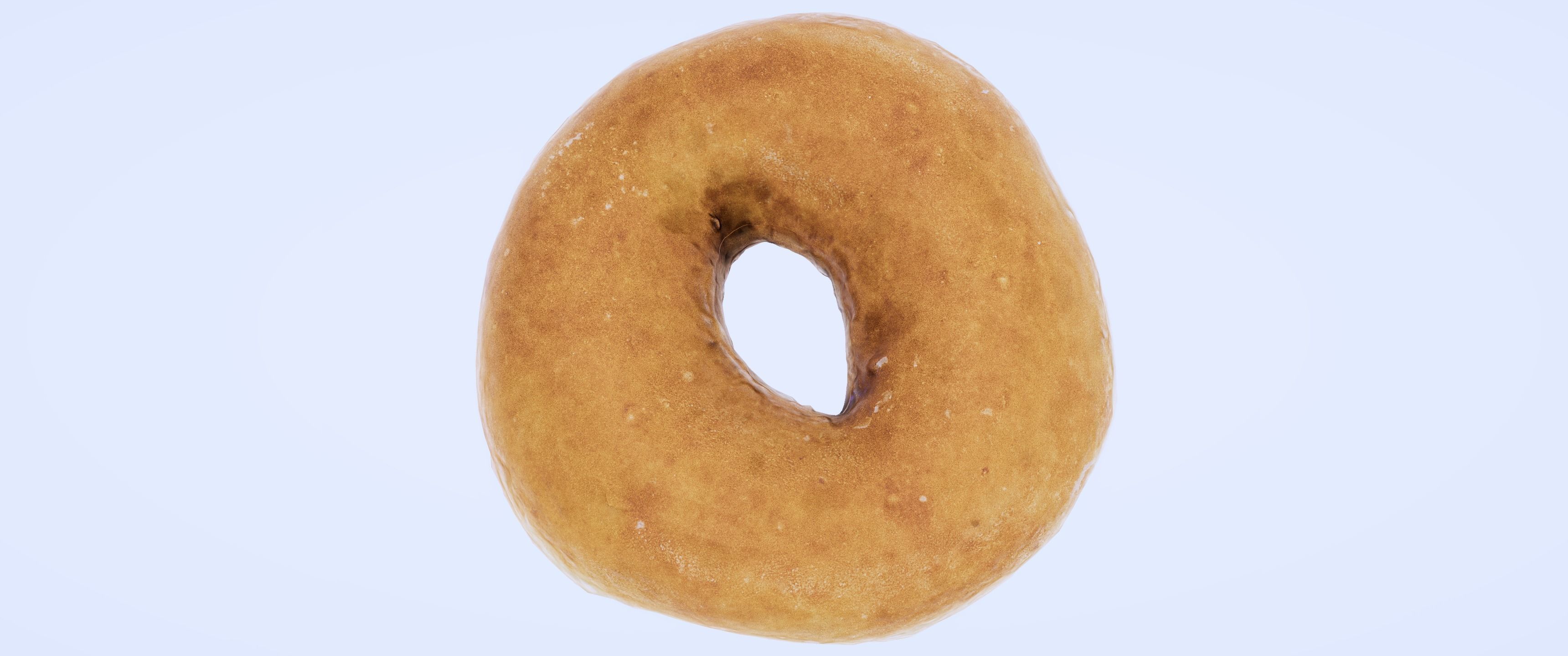 8k Glazed Doughnut - 5 Levels of Detail Low-poly 3D model_7