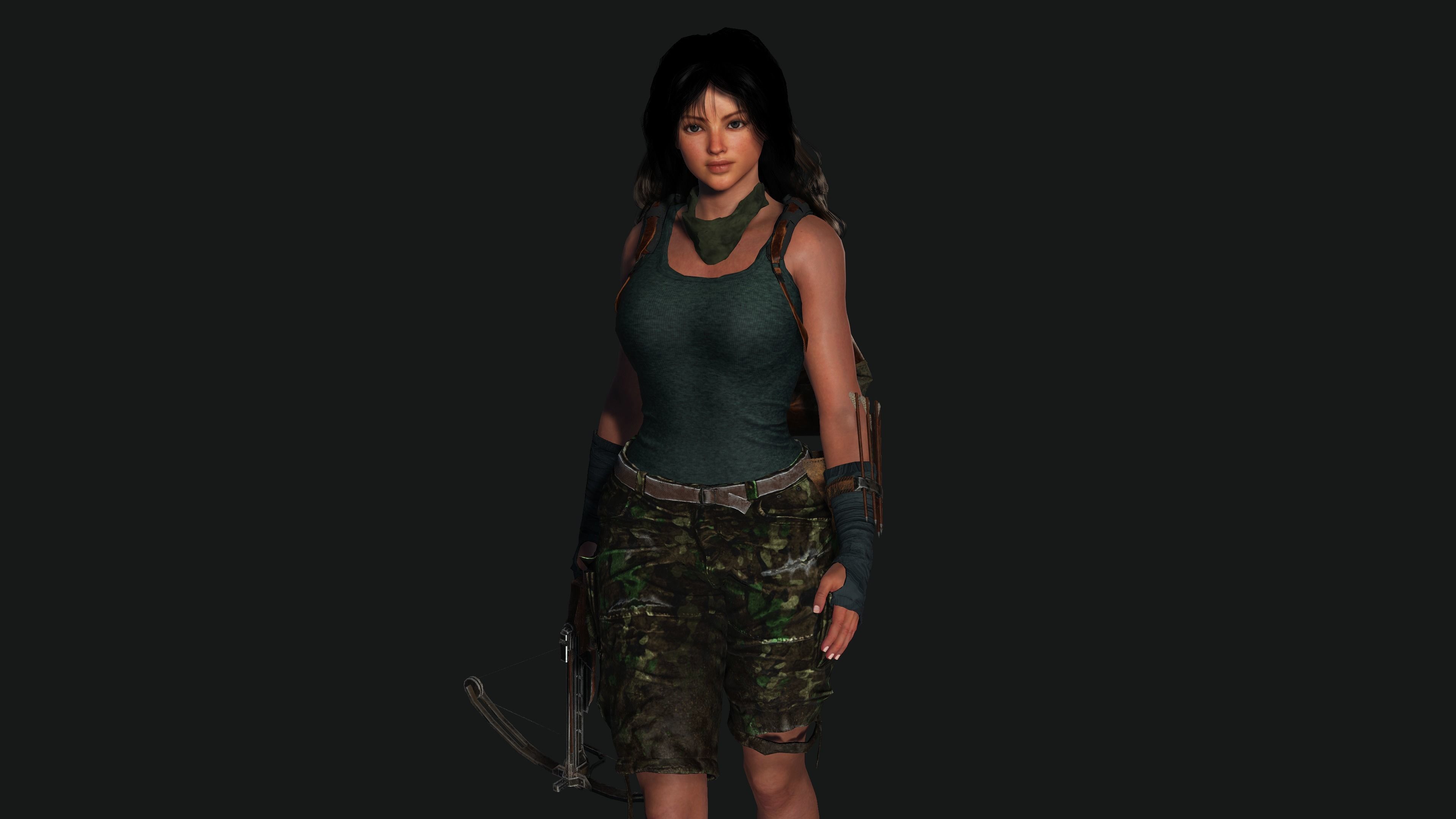 AAA 3D REALISTIC POST APOCALYPTIC CHARACTER PACK 01- 4 Models 3D Model Collection_20